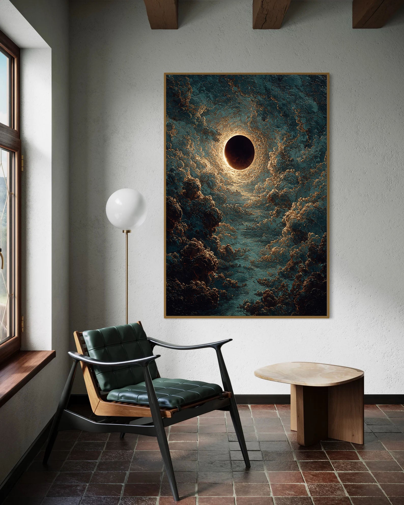 Textured Celestial Art | Mystic Depth