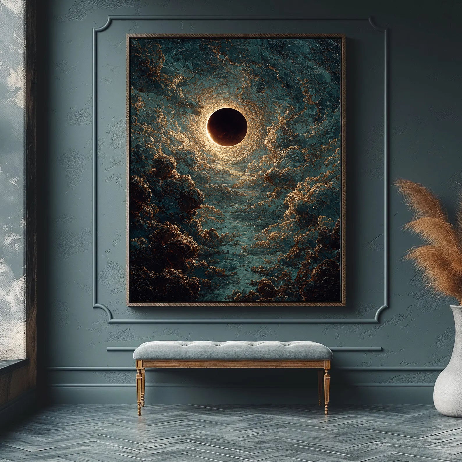 Textured Celestial Art | Mystic Depth