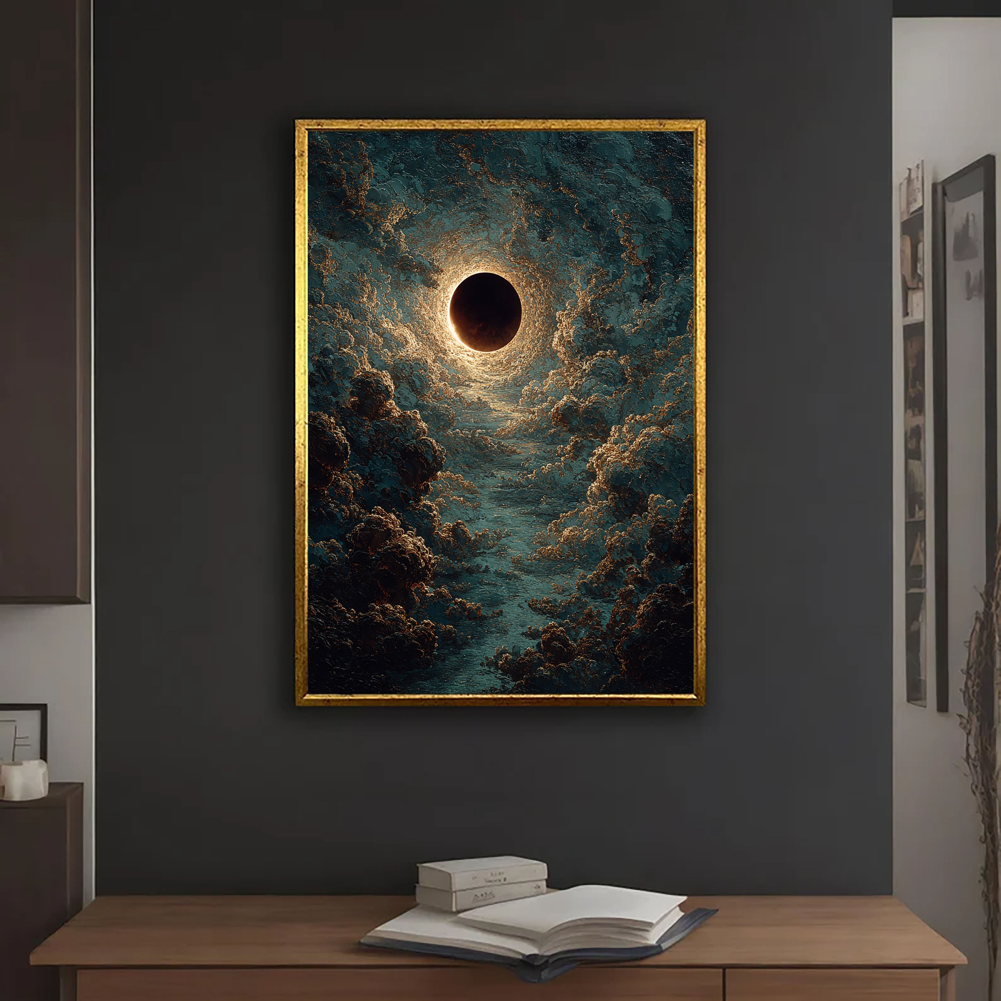 Textured Celestial Art | Mystic Depth