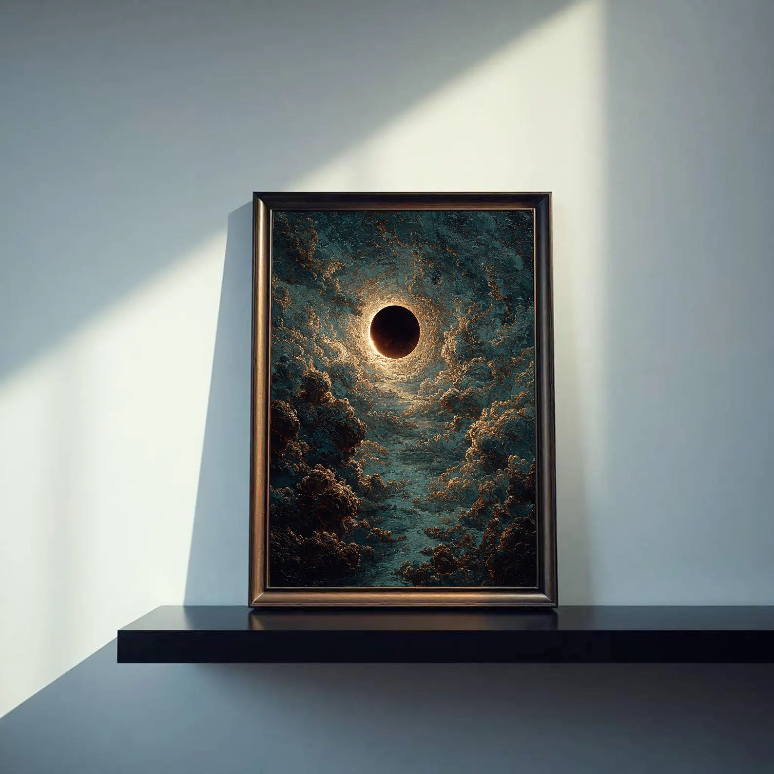 Textured Celestial Art | Mystic Depth