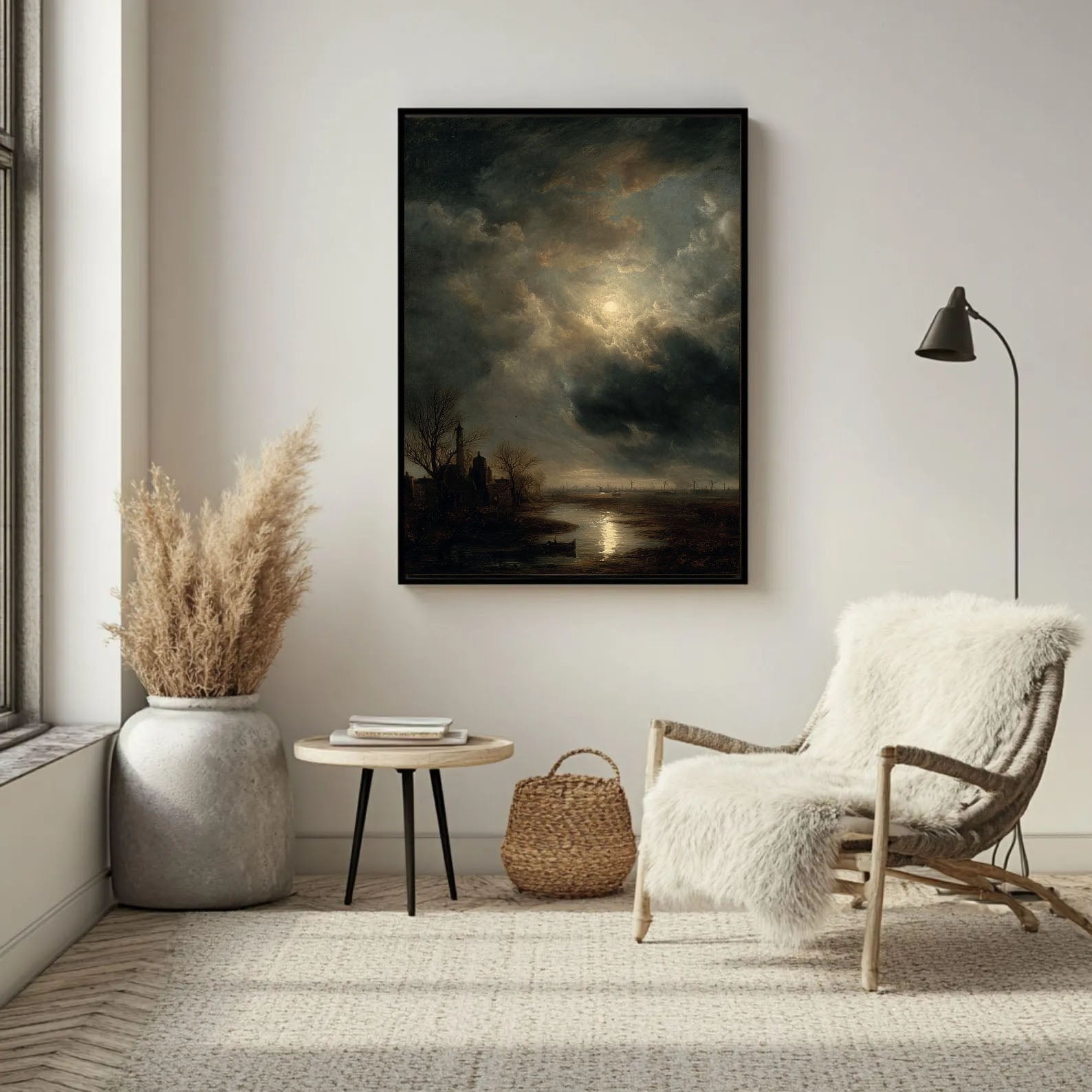 Textured Nocturne Art | Moody Depth