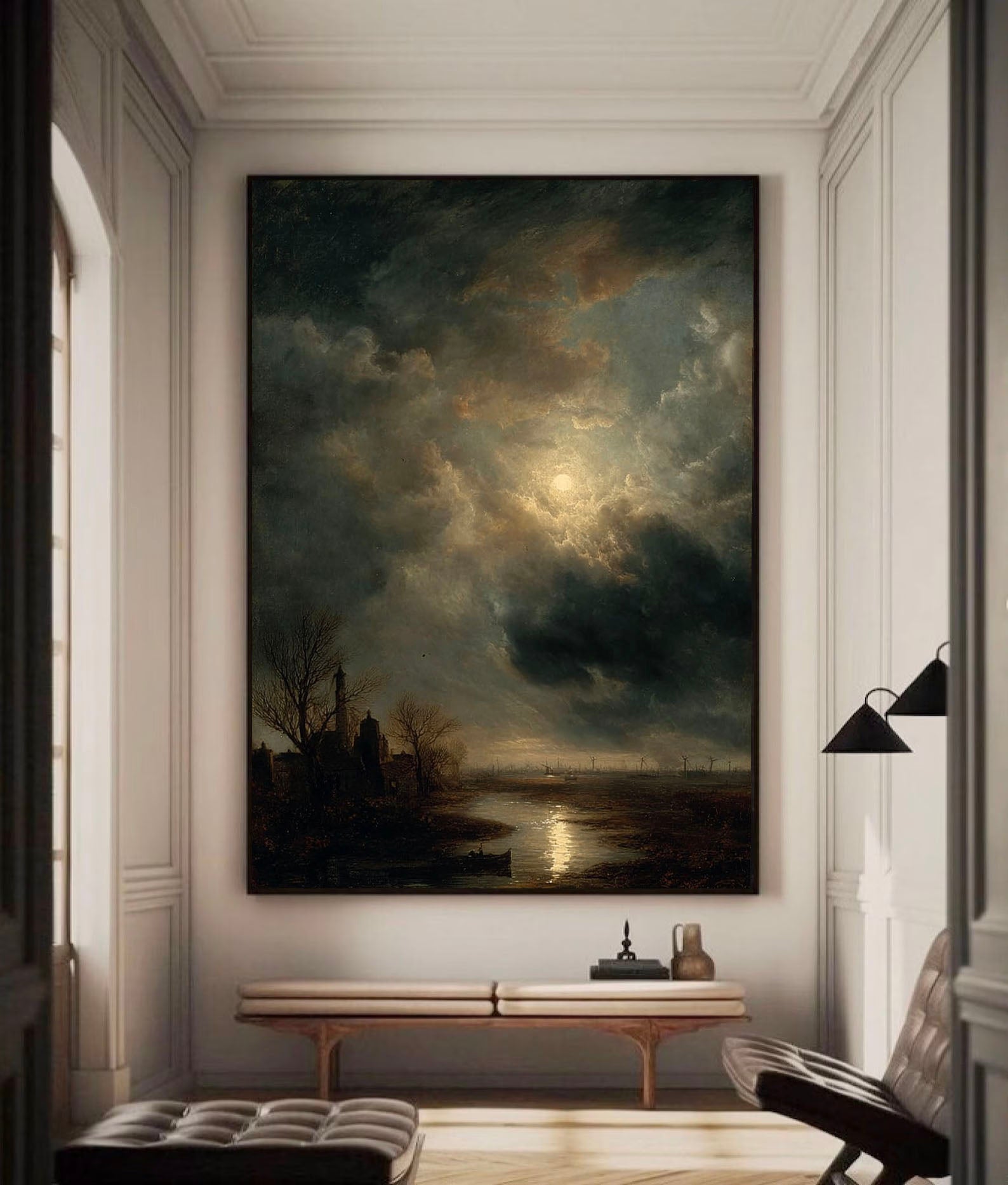 Textured Nocturne Art | Moody Depth