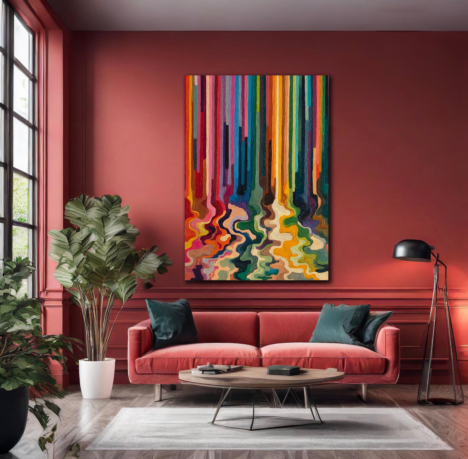 Colorful Flow Art | Vivid Depth