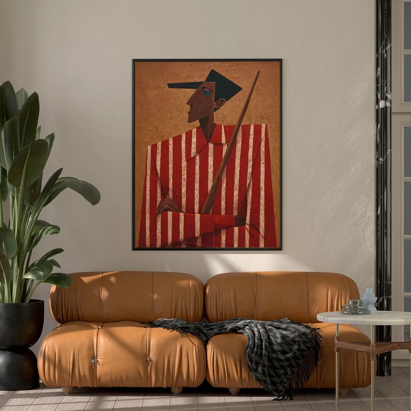 Textured Figurative Art | Retro Depth