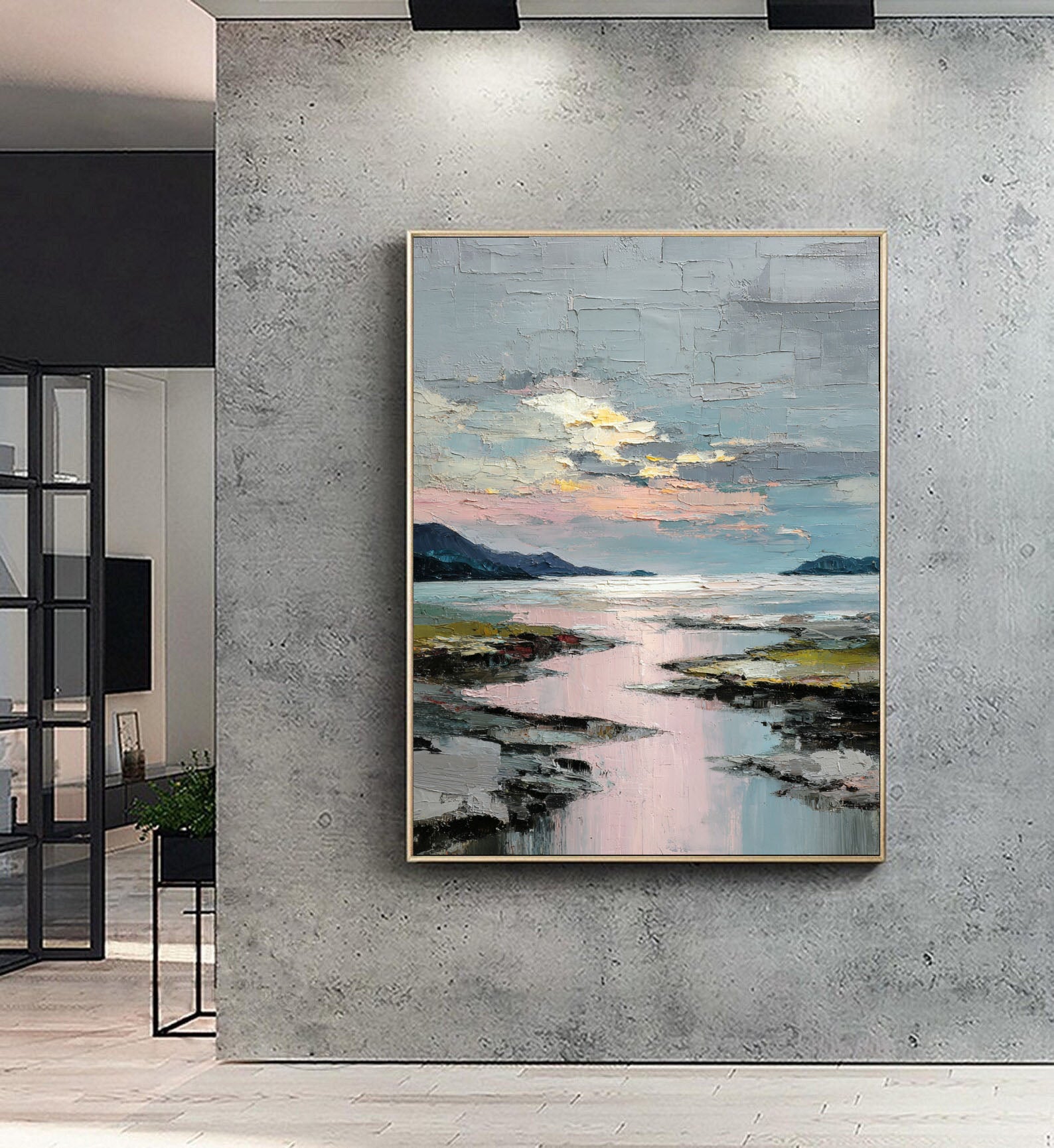 Textured Coastal Sunset | Dreamy Hues