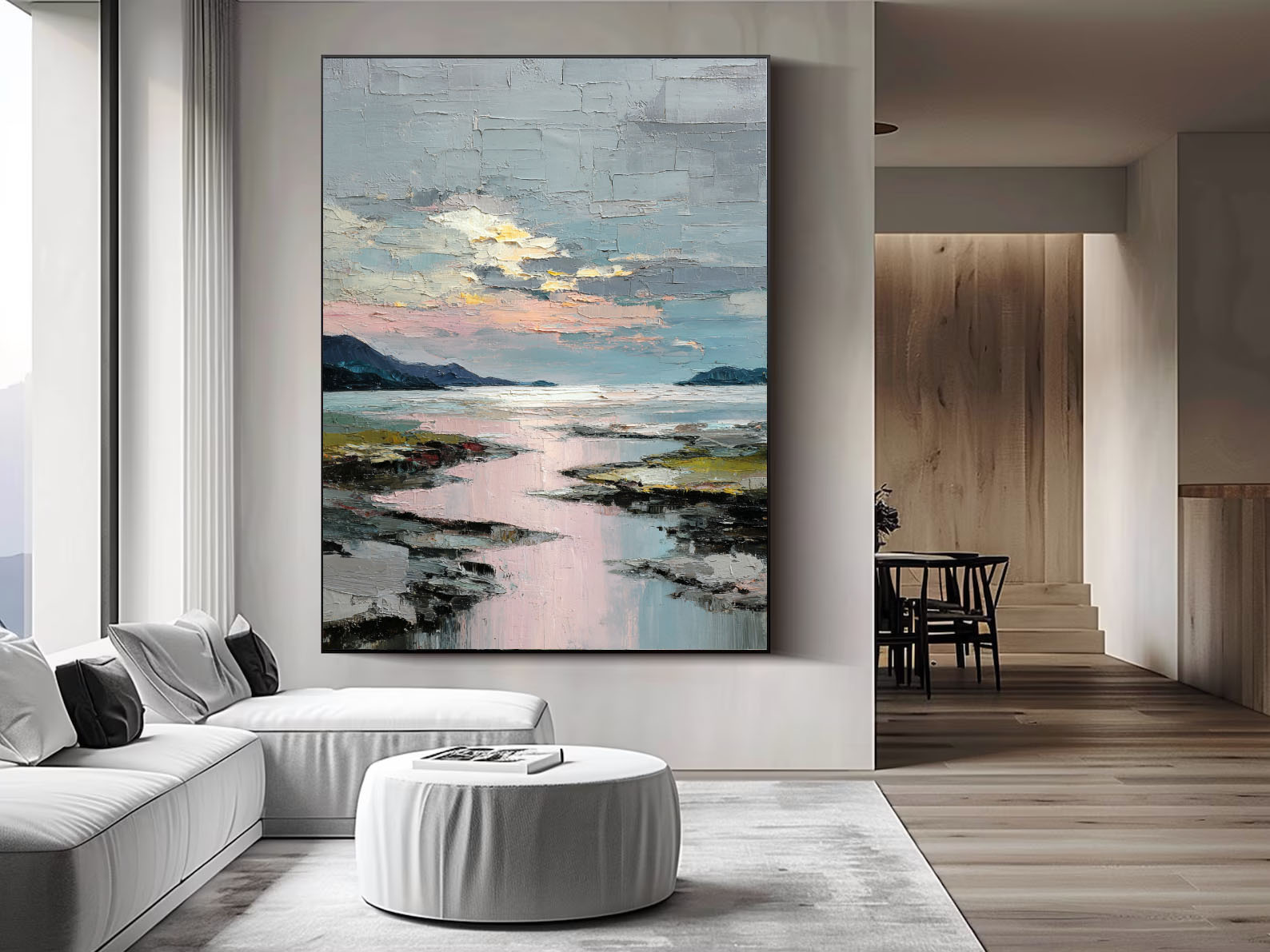 Textured Coastal Sunset | Dreamy Hues