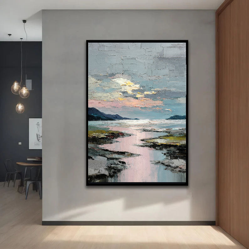 Textured Coastal Sunset | Dreamy Hues