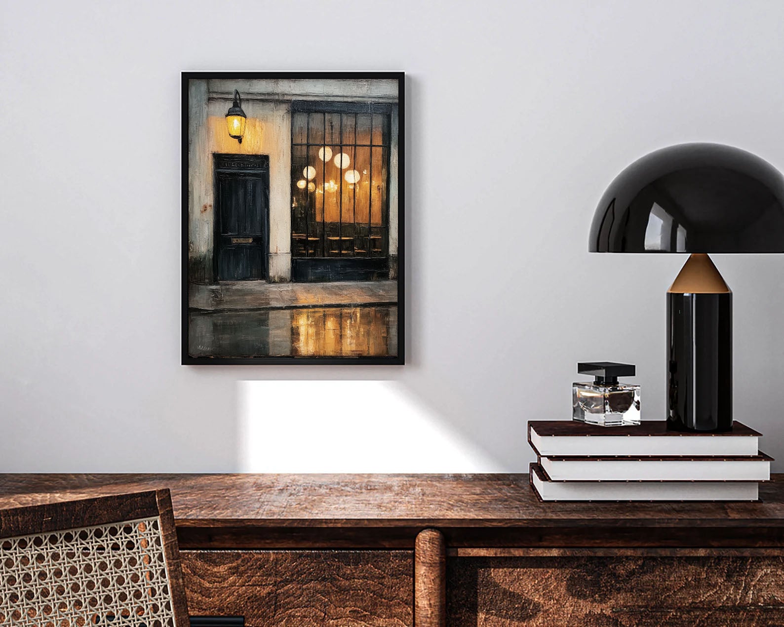 Textured Urban Glow | Black Gold