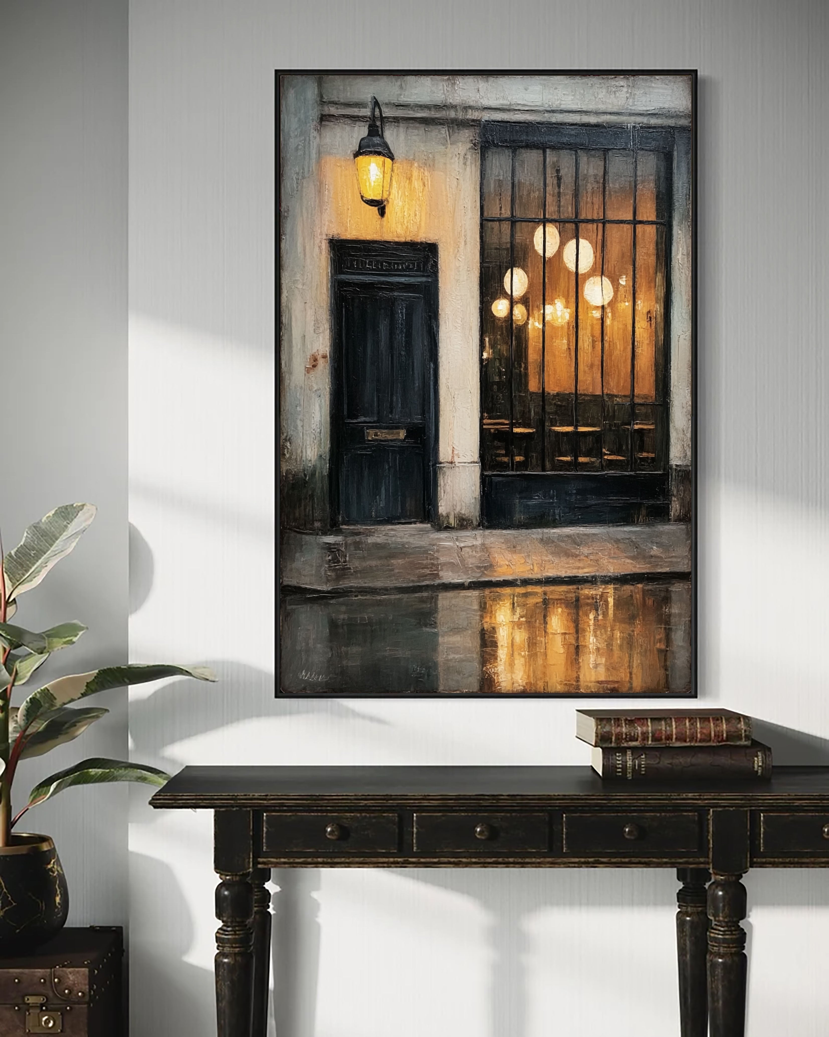 Textured Urban Glow | Black Gold