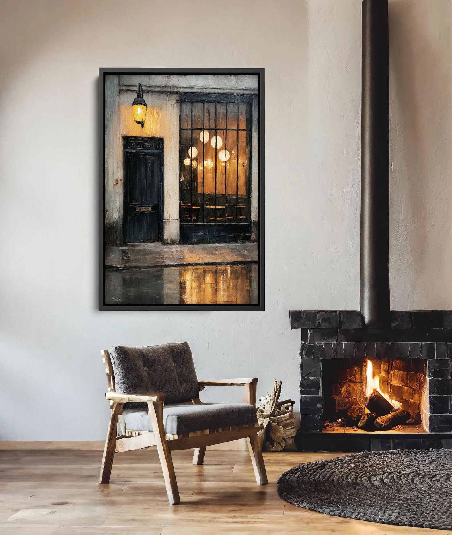 Textured Urban Glow | Black Gold