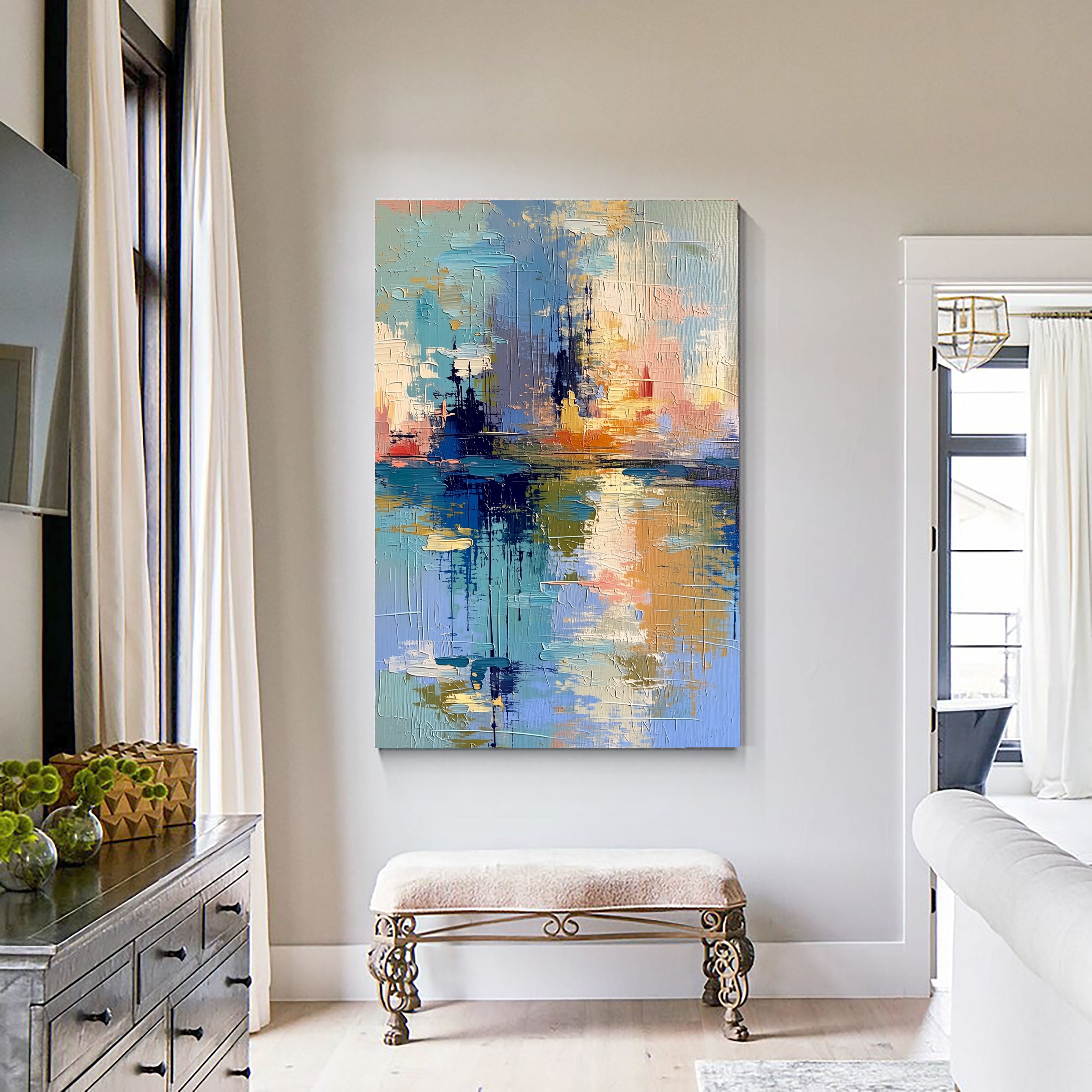 Vibrant Reflection Harmony | Coastal Glow