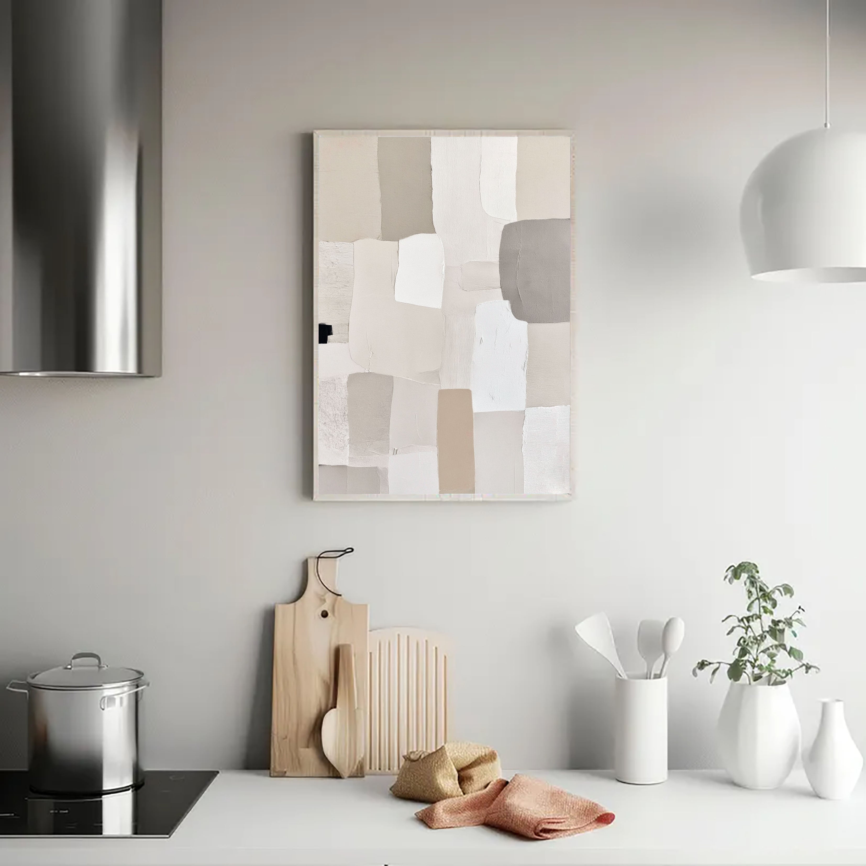 Textured Neutral Blocks | Gray Tones