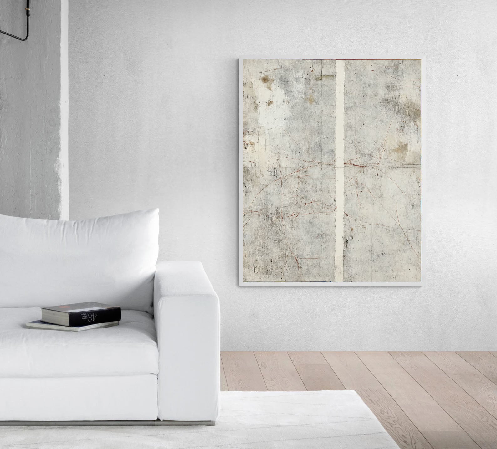 Textured Minimal Nuance | Gray Vein