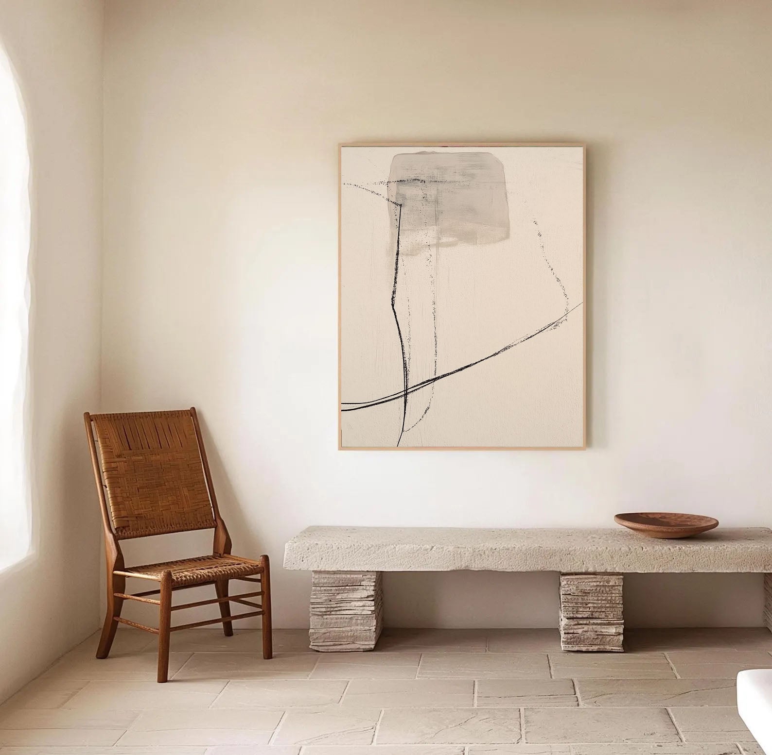 Abstract Line Grace | Soft Shadow