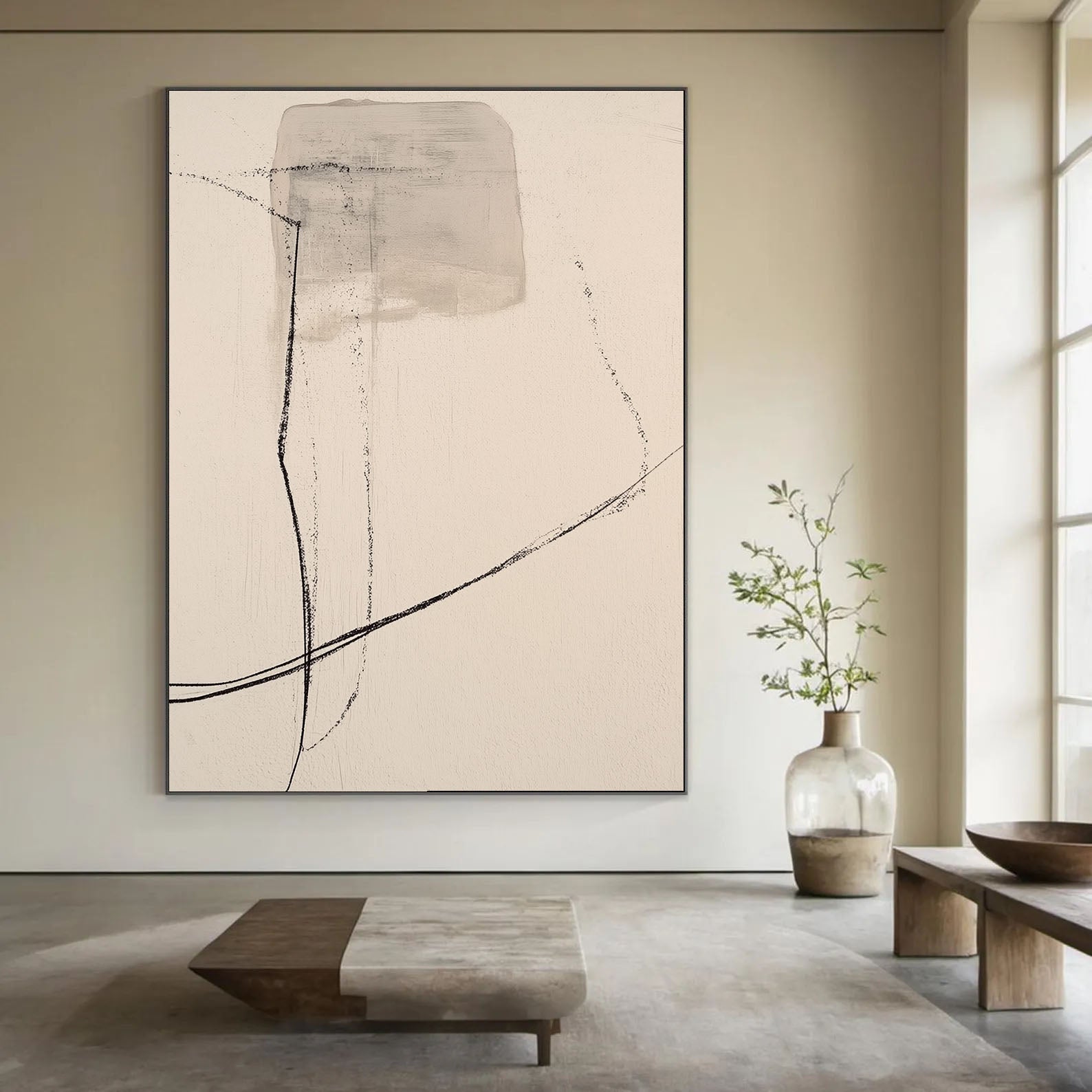 Abstract Line Grace | Soft Shadow