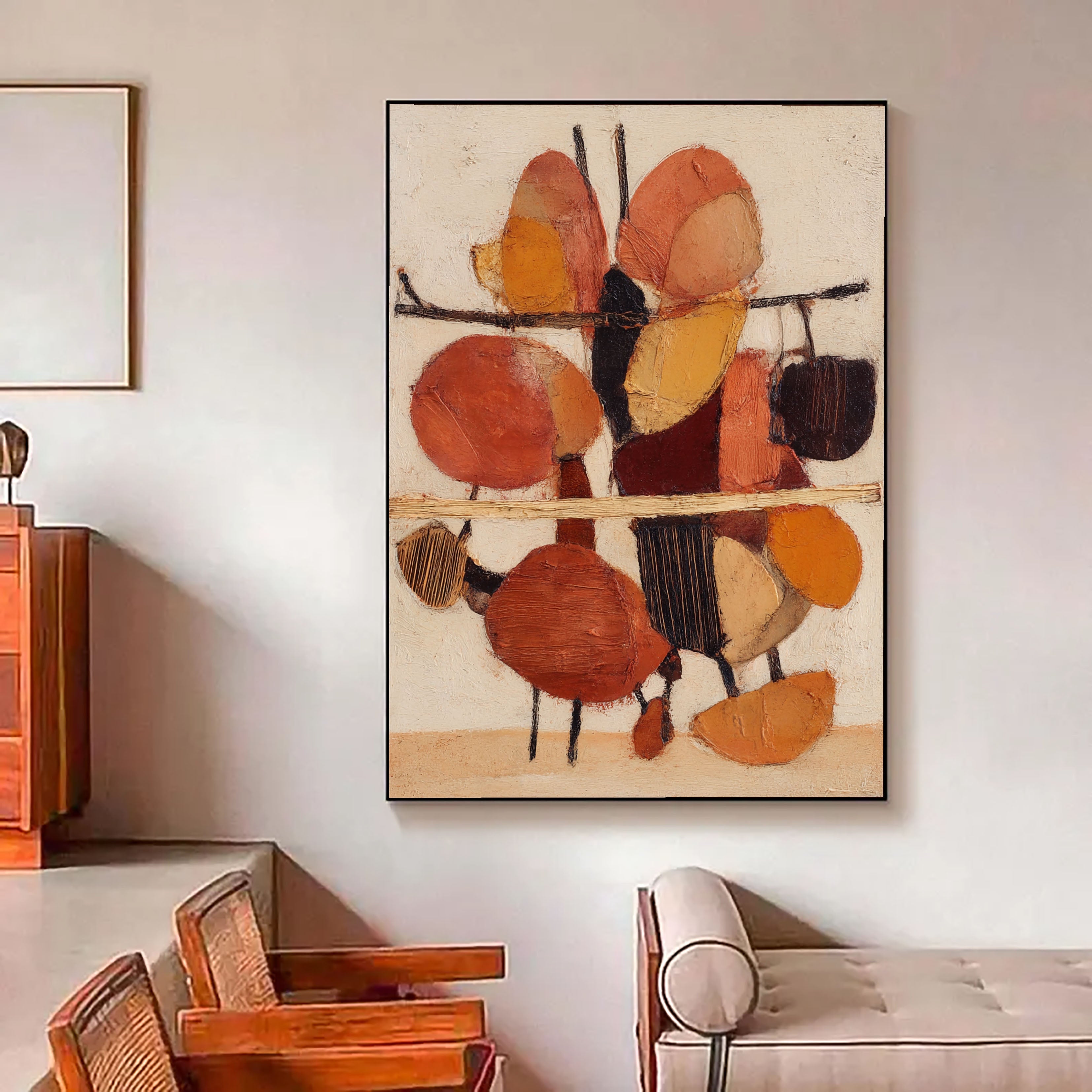 Textured Abstract Abundance | Earthy Hue