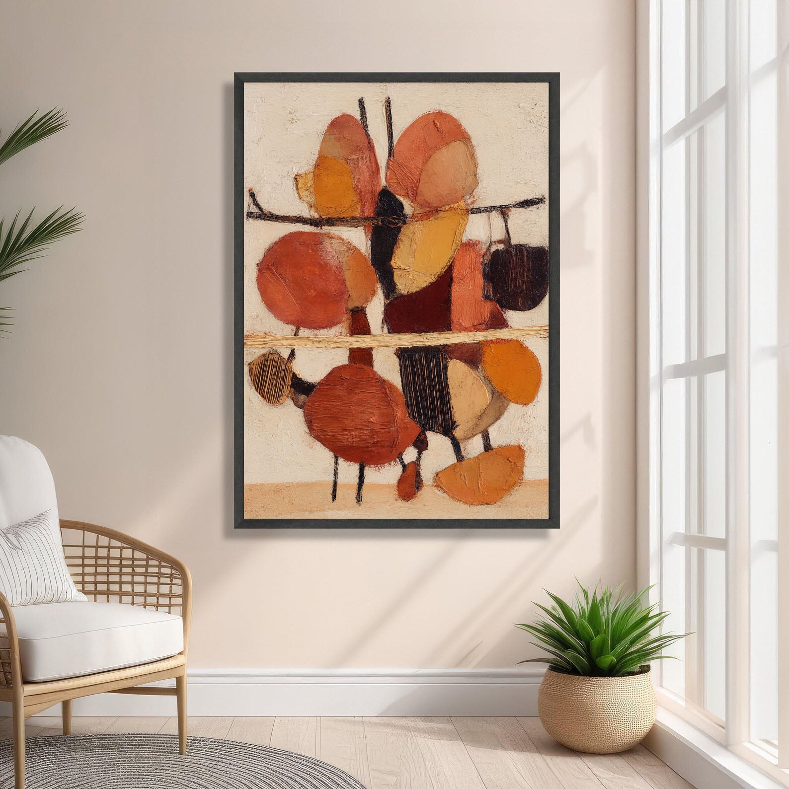 Textured Abstract Abundance | Earthy Hue