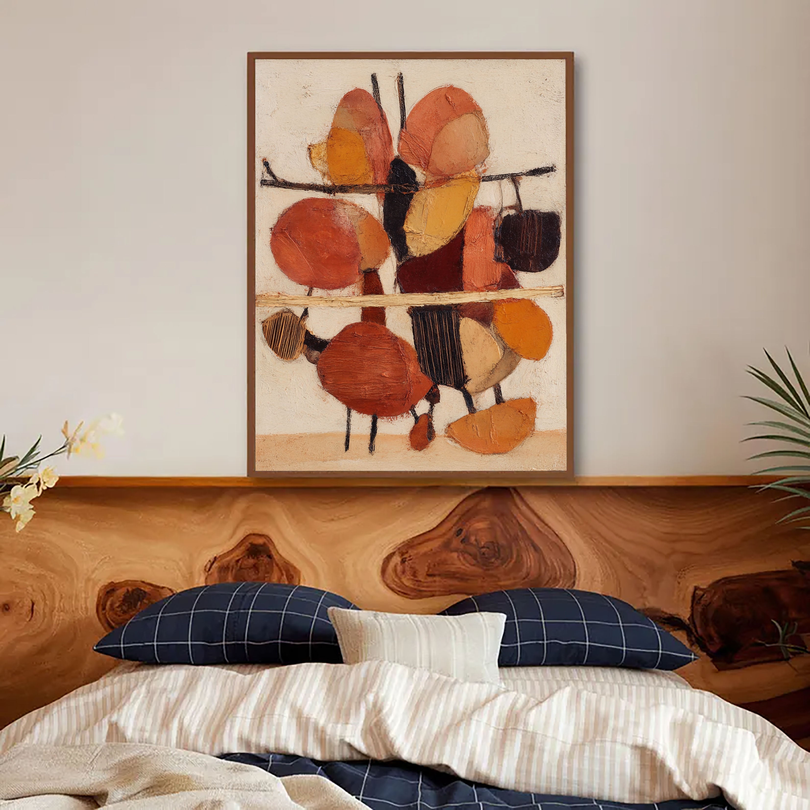 Textured Abstract Abundance | Earthy Hue