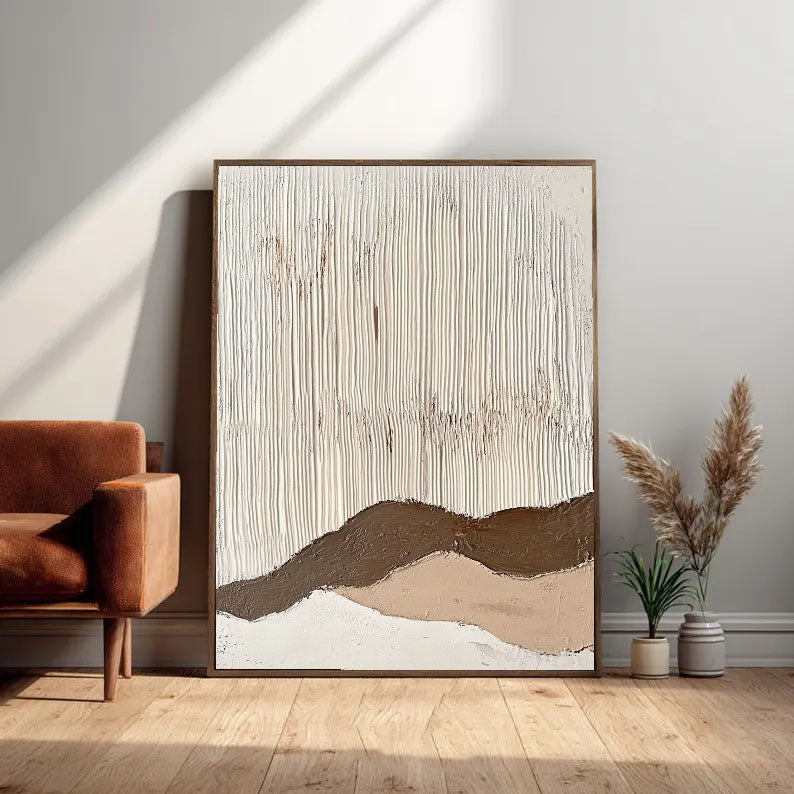 Textured Linear Peaks | Earth Tones
