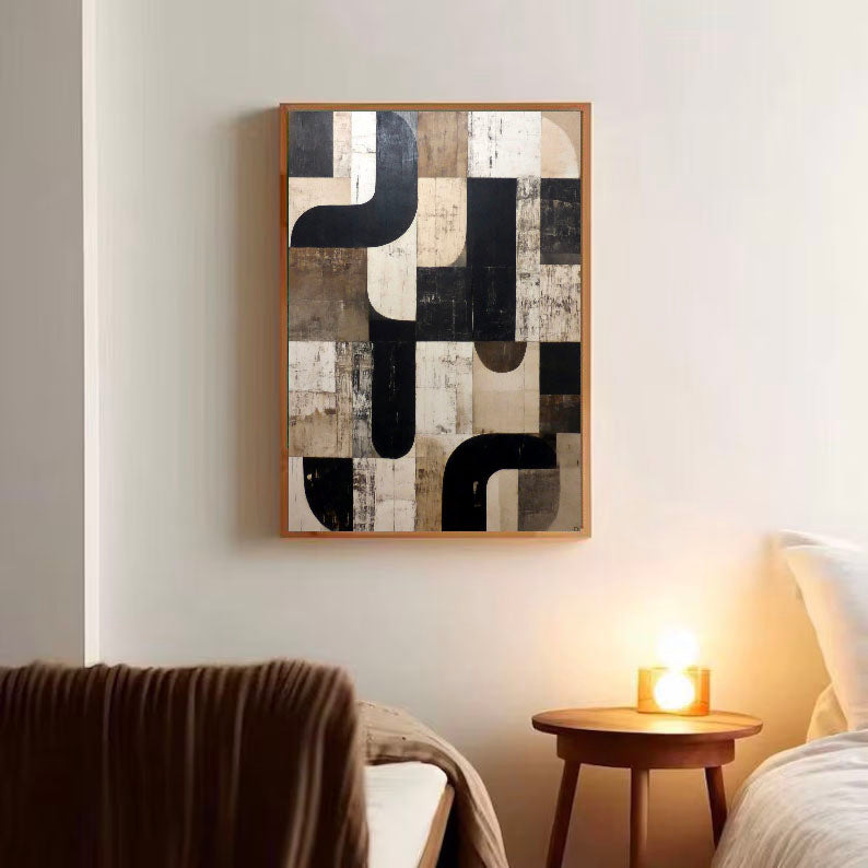 Textured Geometric Chic | Neutral Curve