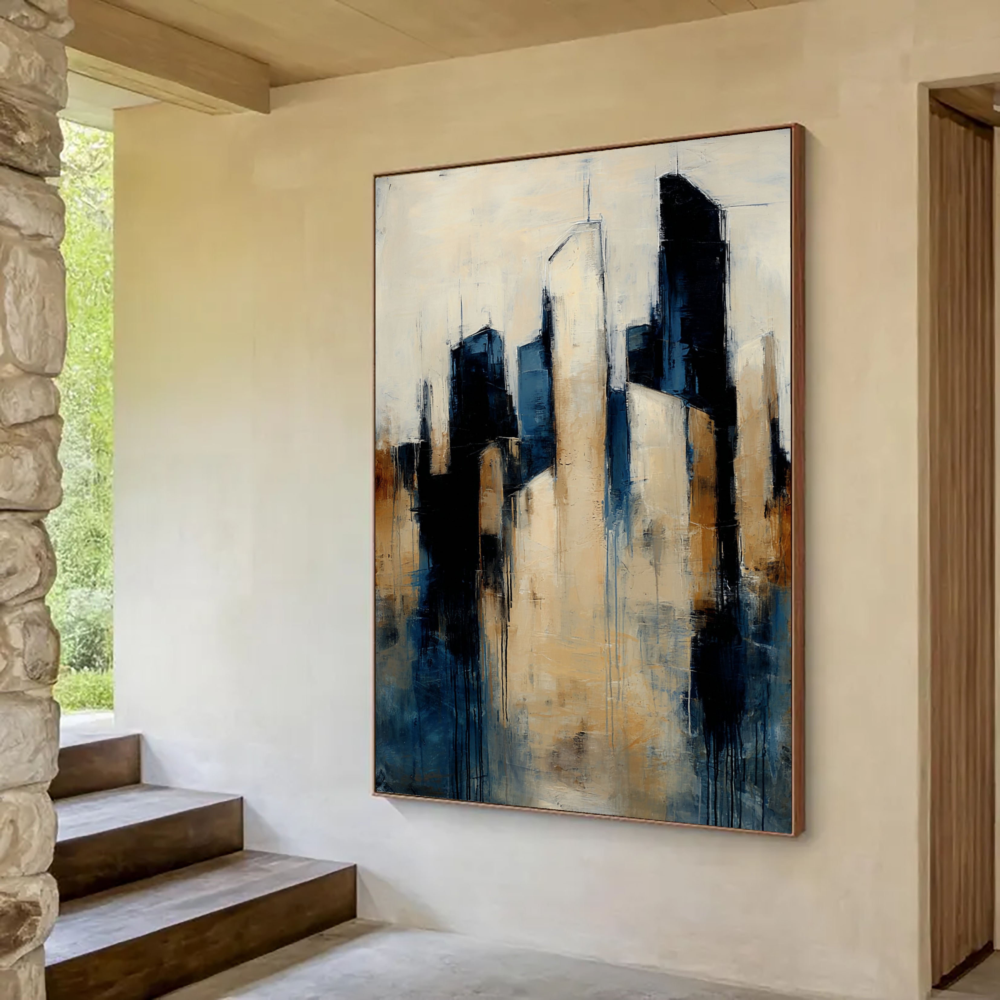 Textured Urban Reflections | Indigo Ivory