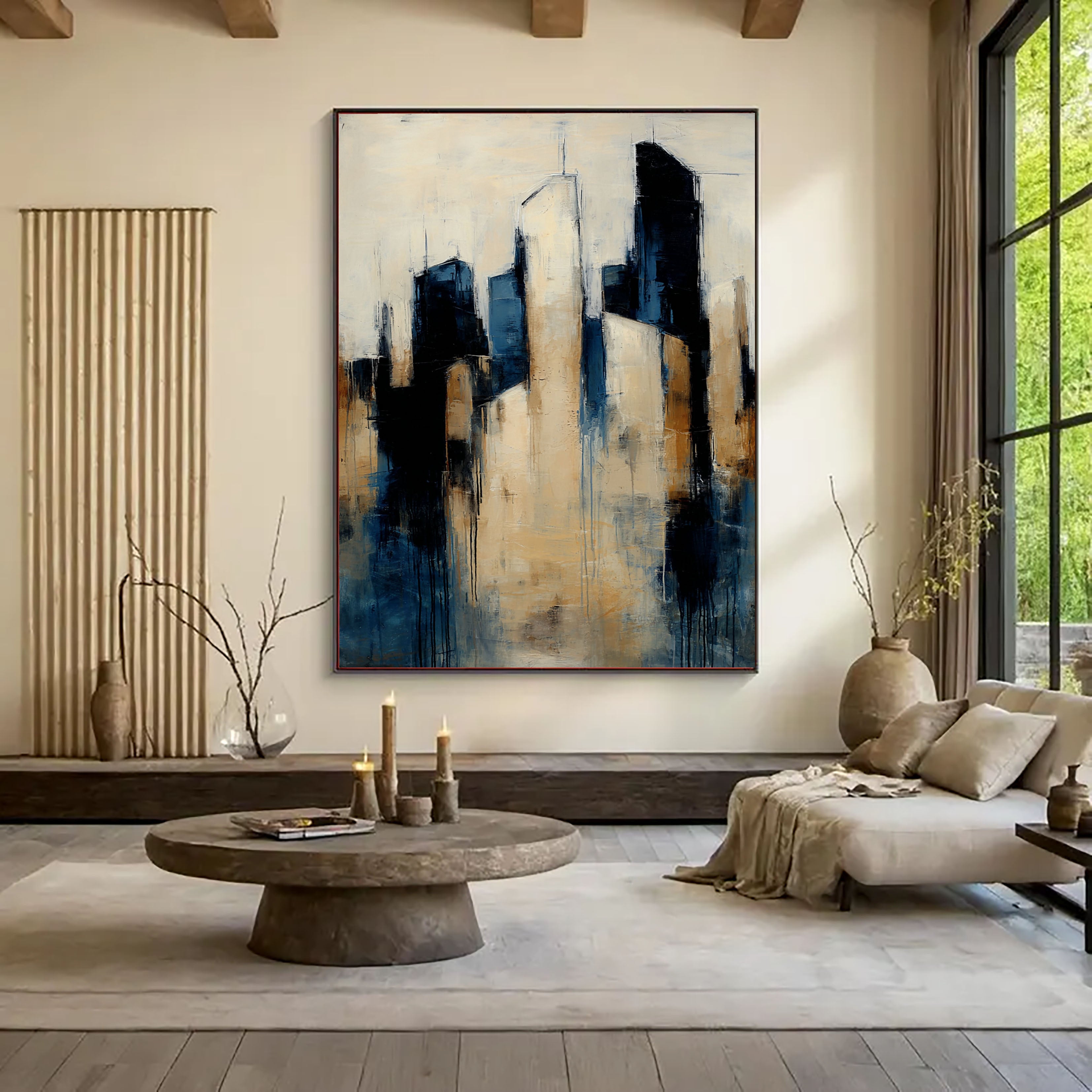 Textured Urban Reflections | Indigo Ivory