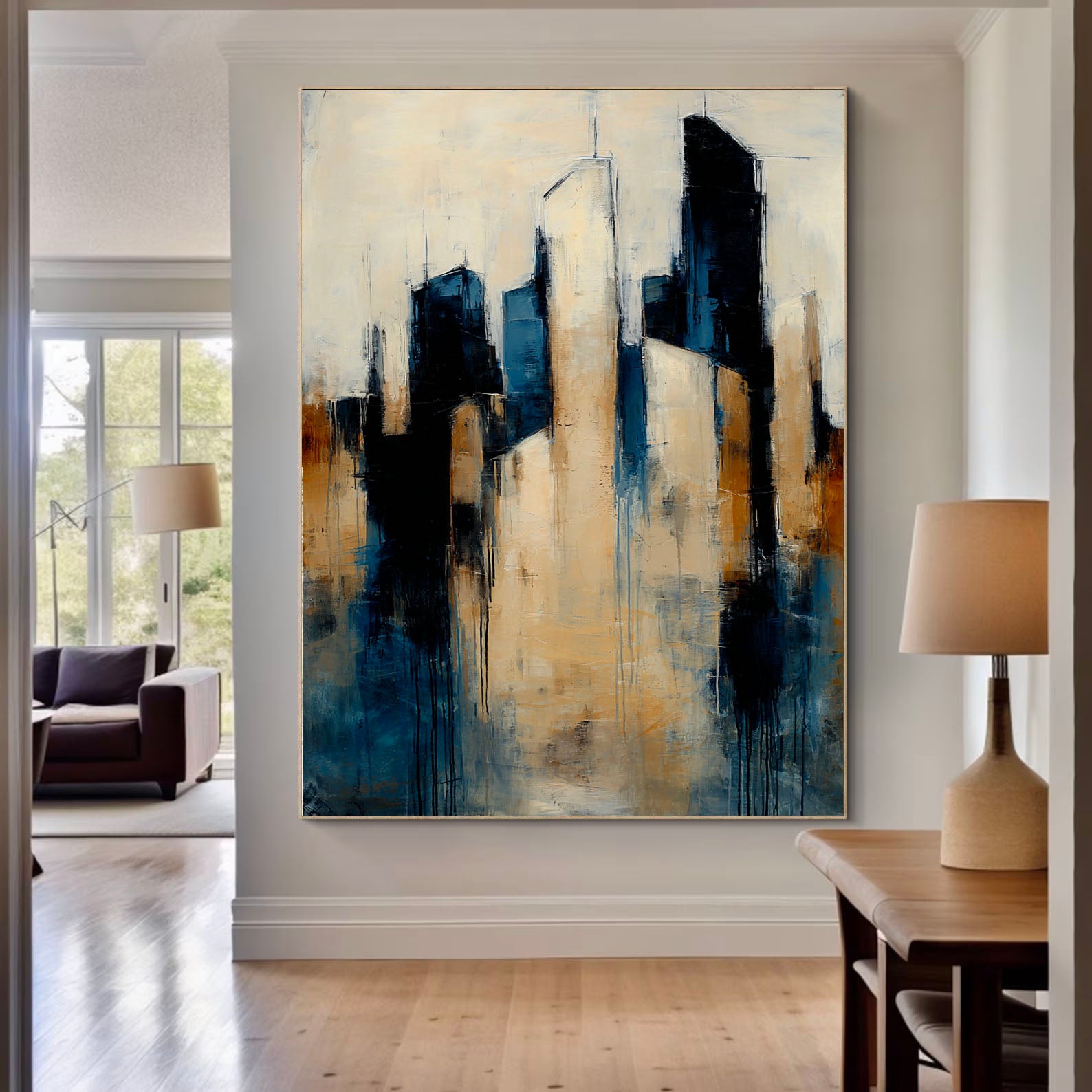 Textured Urban Reflections | Indigo Ivory