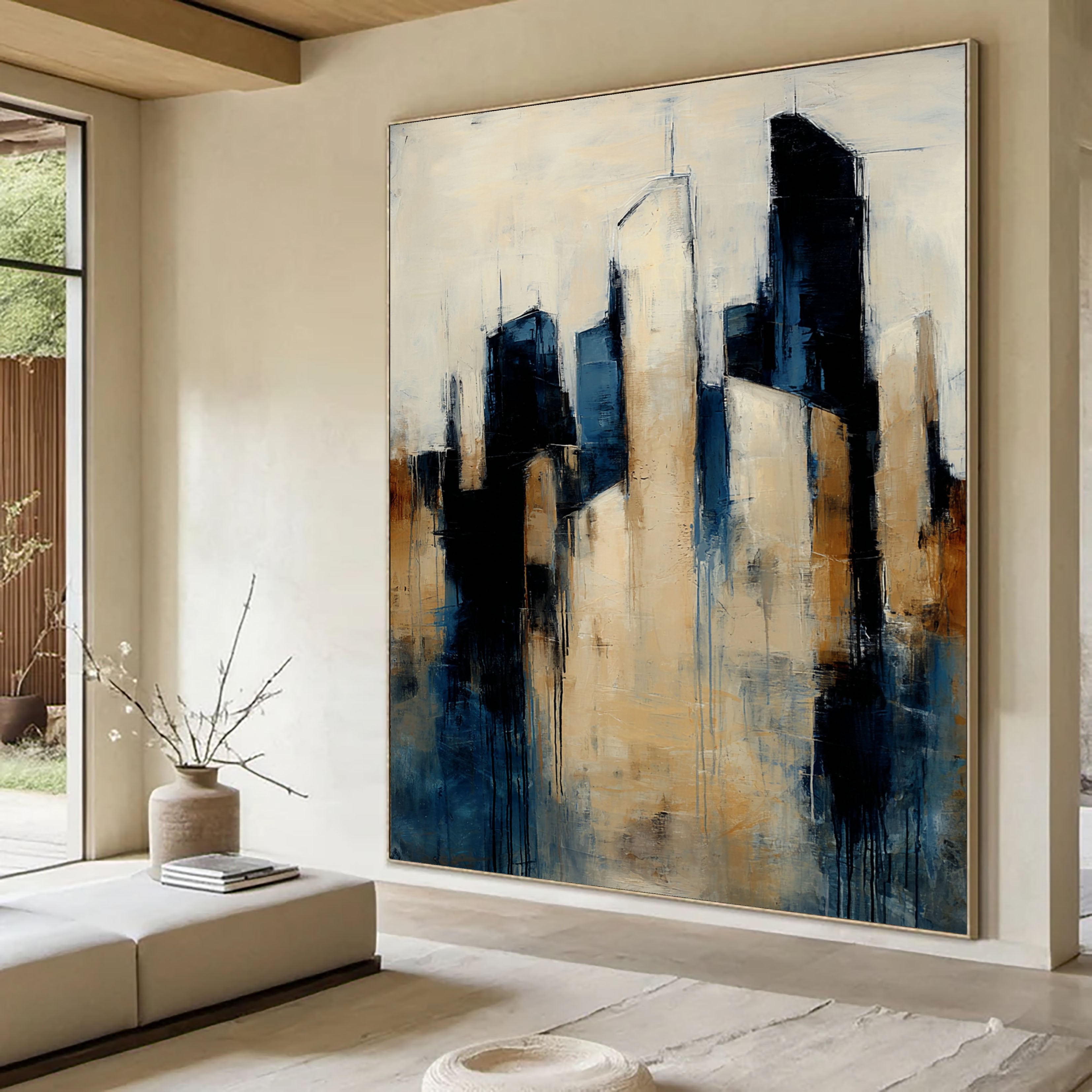 Textured Urban Reflections | Indigo Ivory