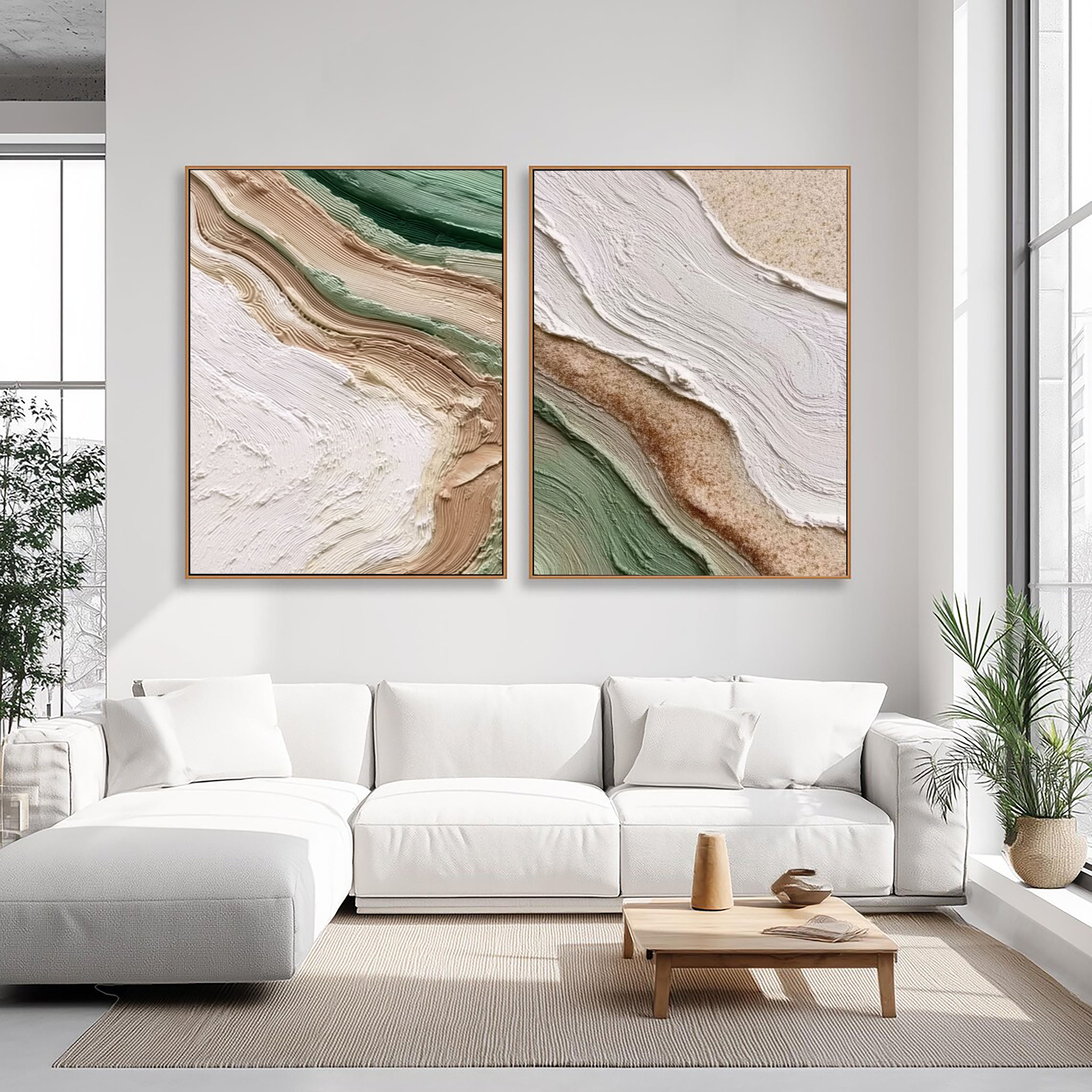 Earthy Textured Layers | Sage Green