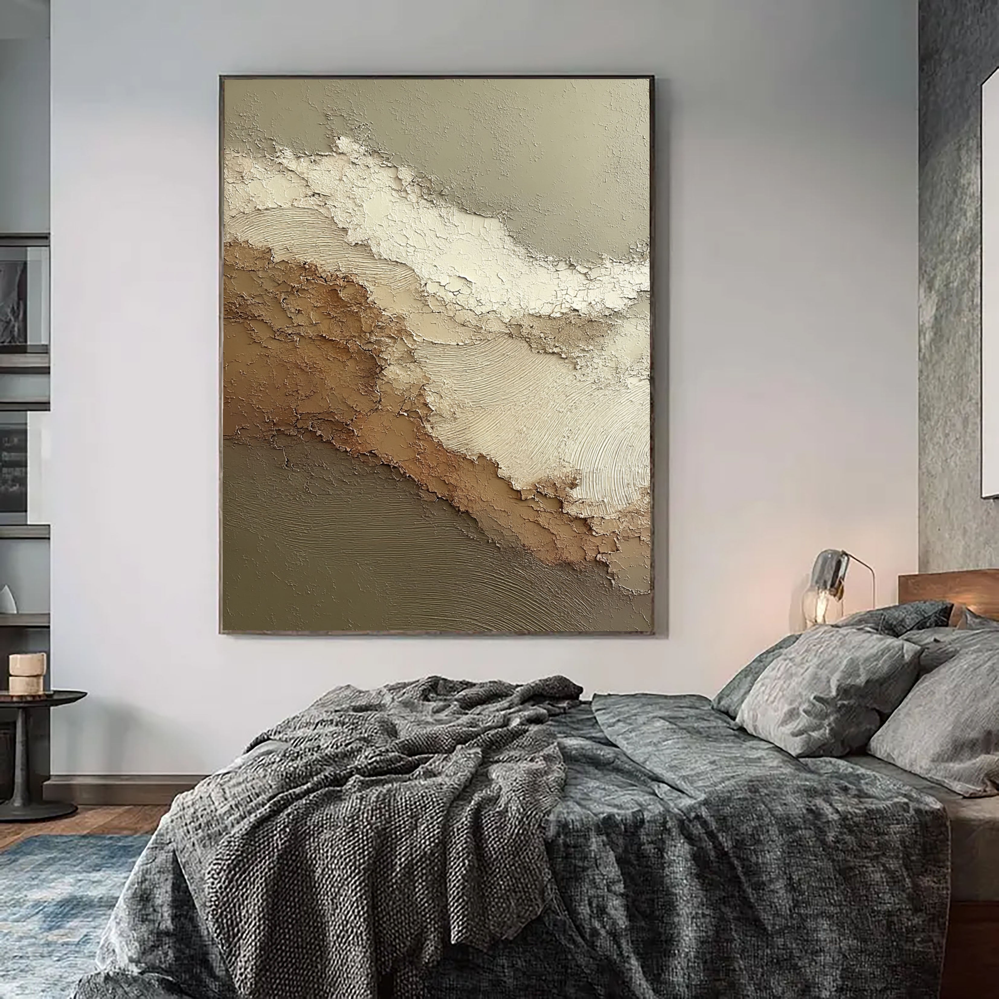 Textured Crackled Layers | Neutral Hues