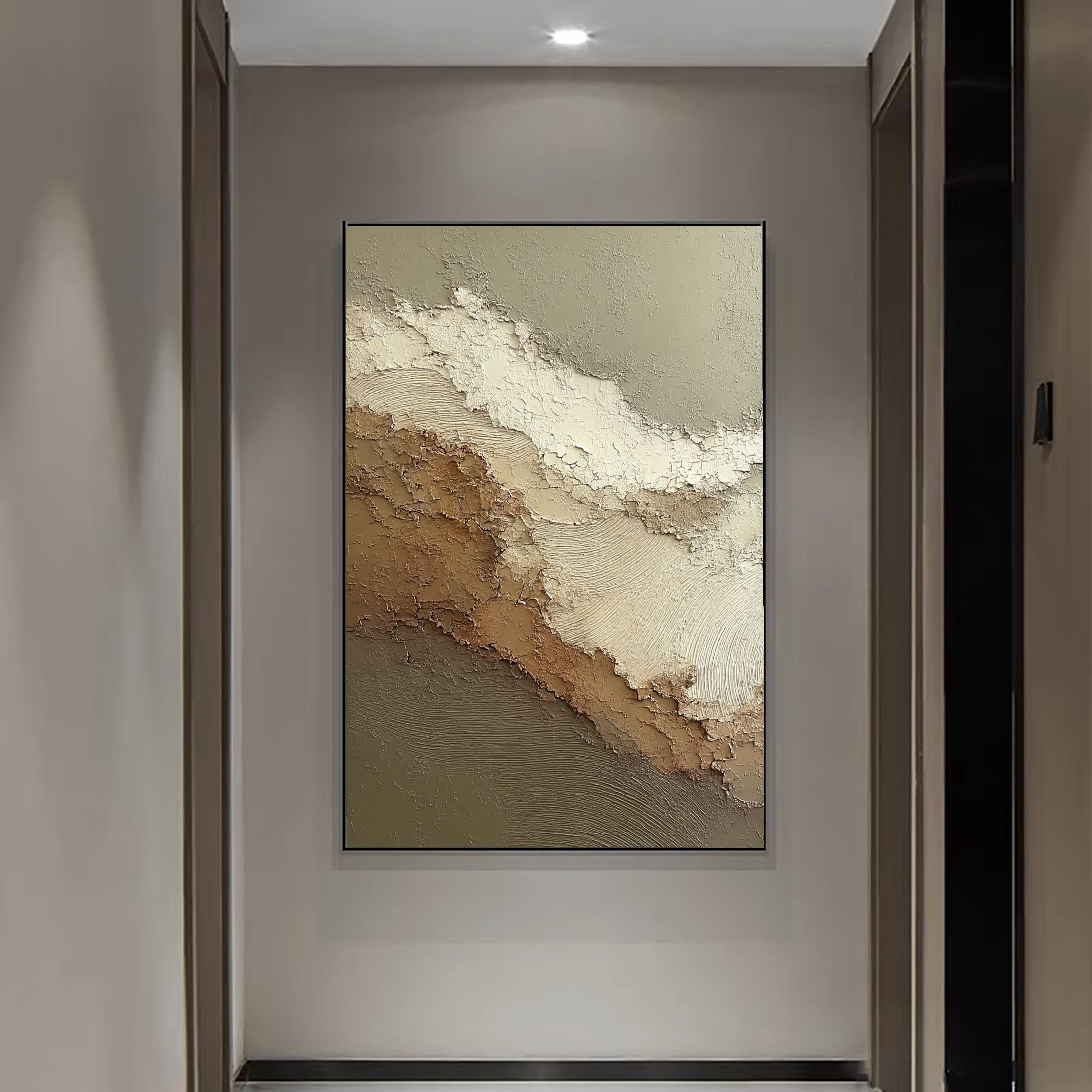 Textured Crackled Layers | Neutral Hues