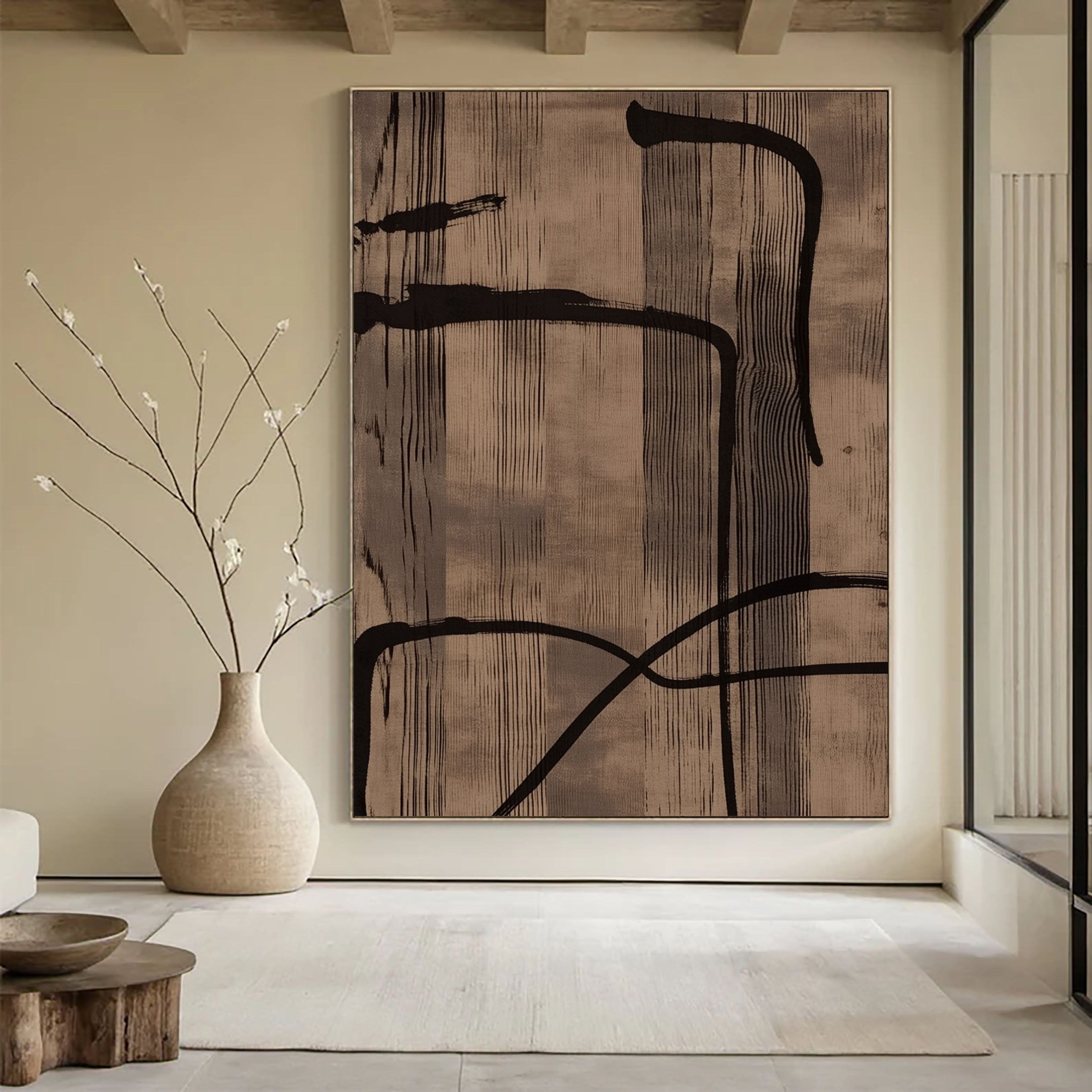 Bold Line Dynamics | Earthy Contrast