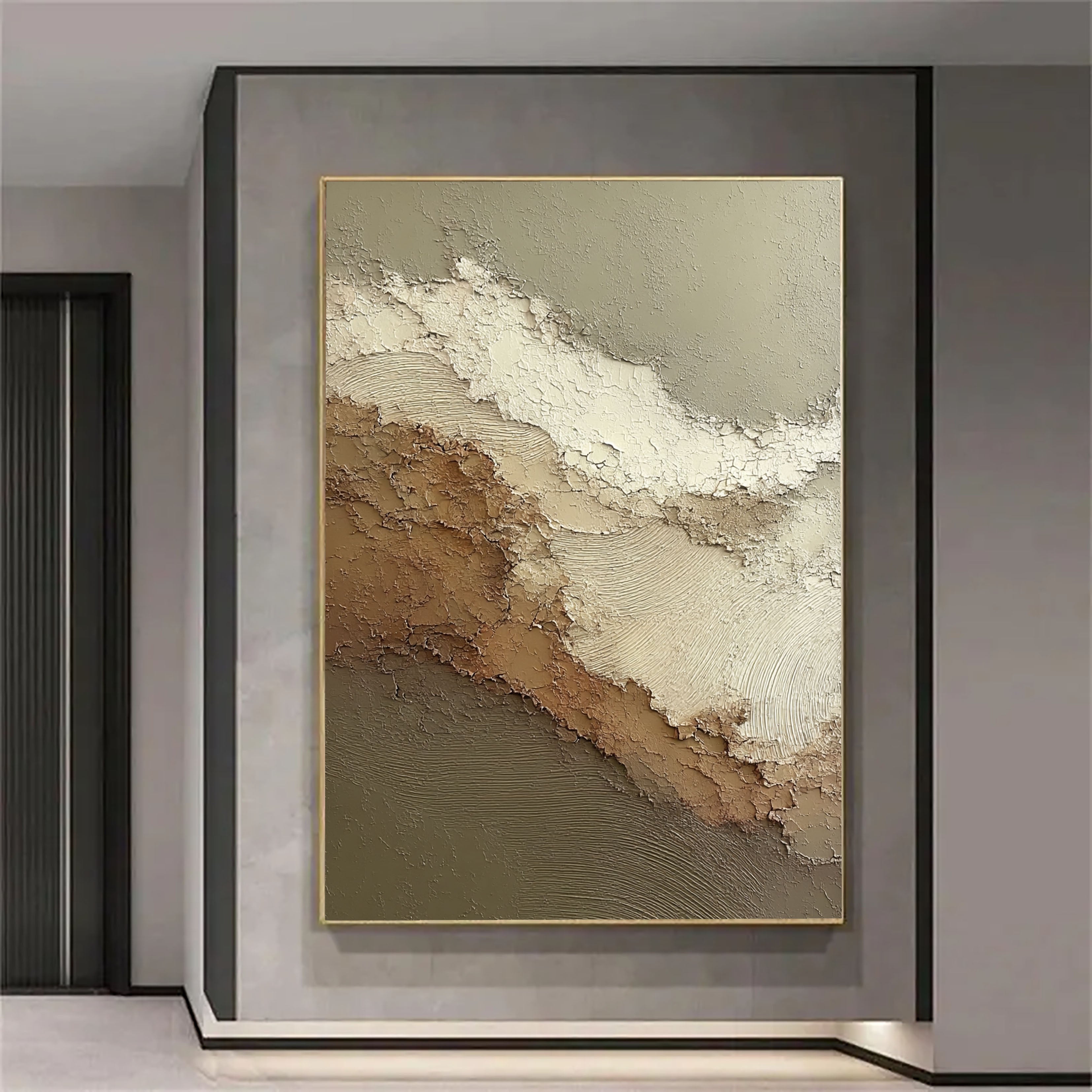 Textured Crackled Layers | Neutral Hues