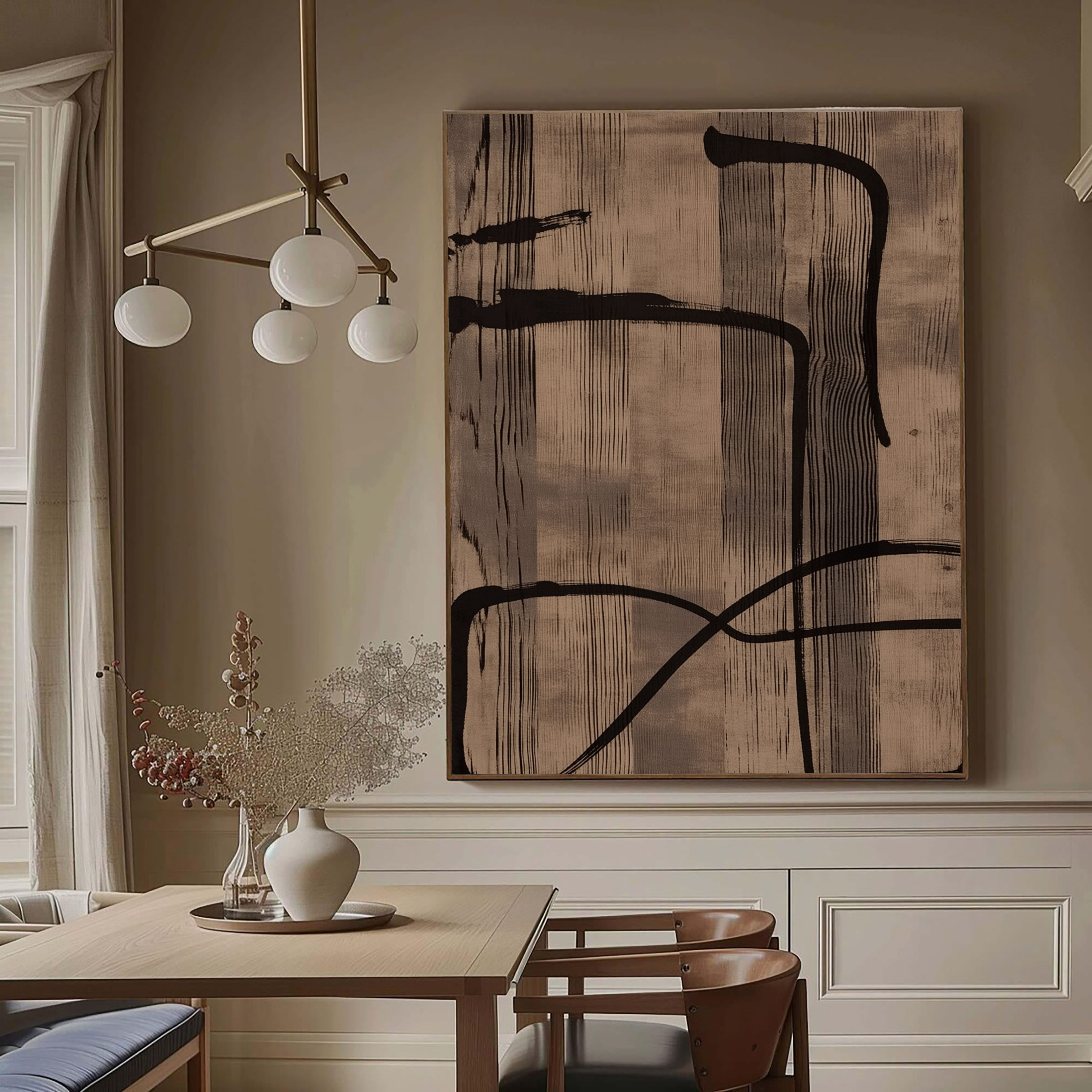 Bold Line Dynamics | Earthy Contrast