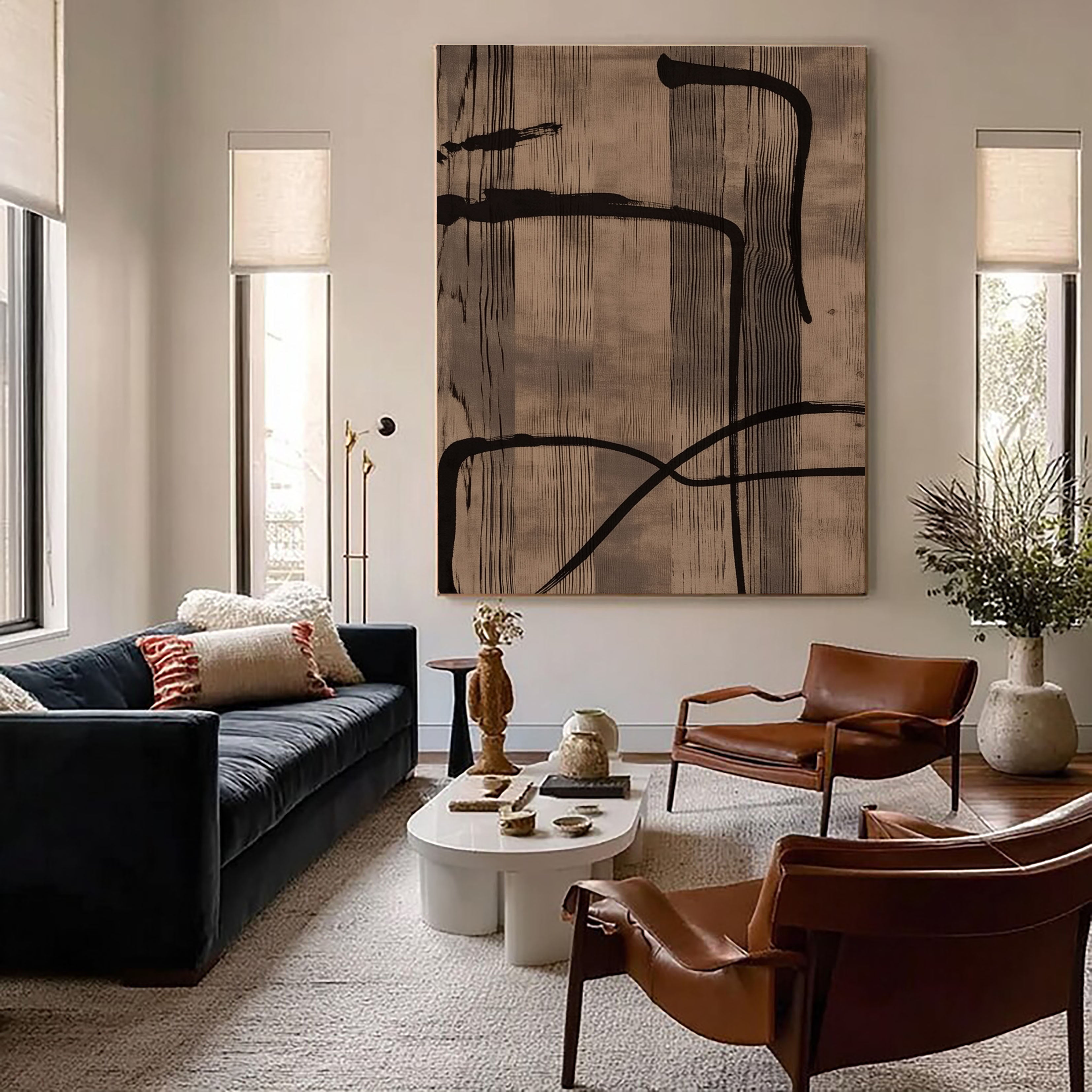 Bold Line Dynamics | Earthy Contrast