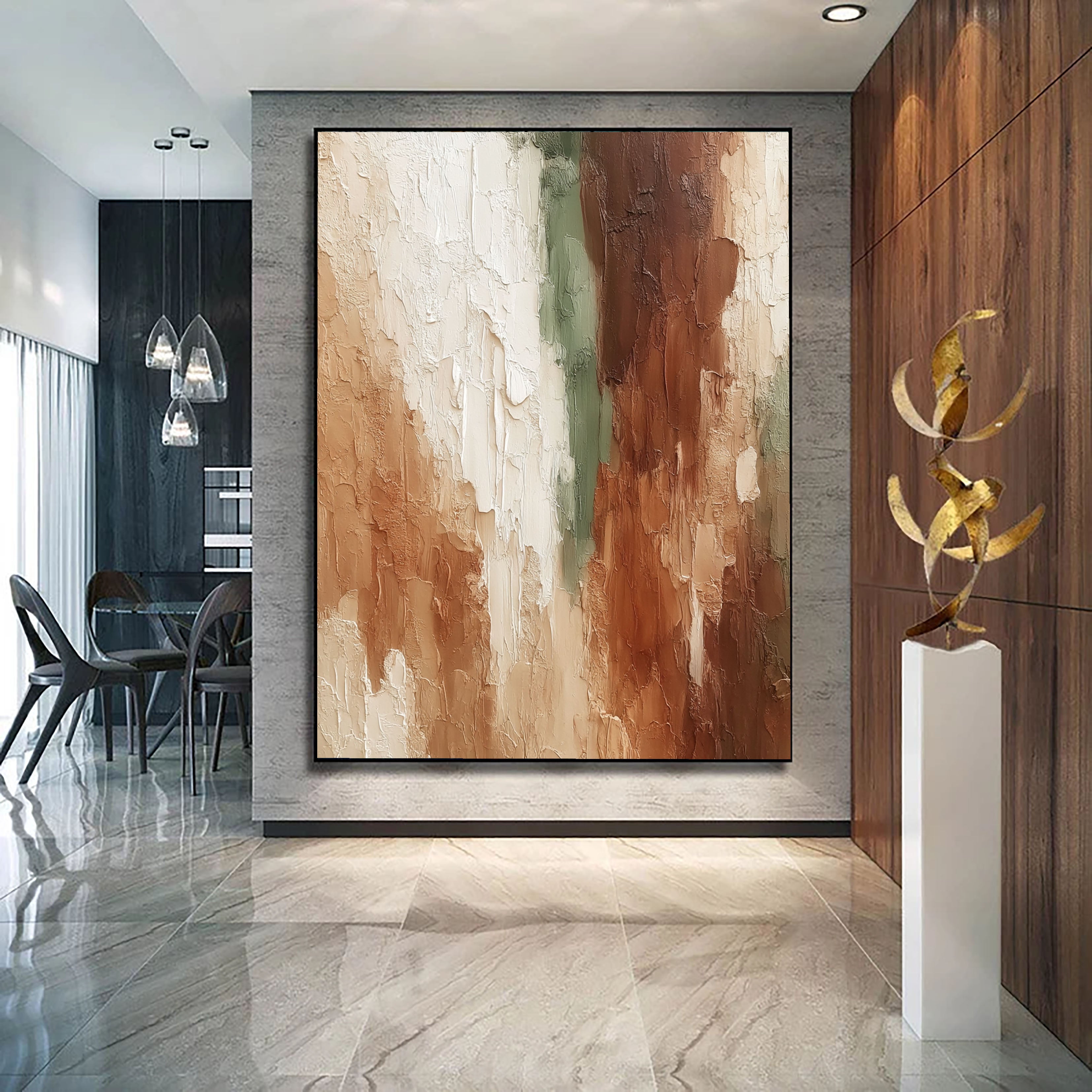 Textured Earthy Harmony | Terracotta Hues