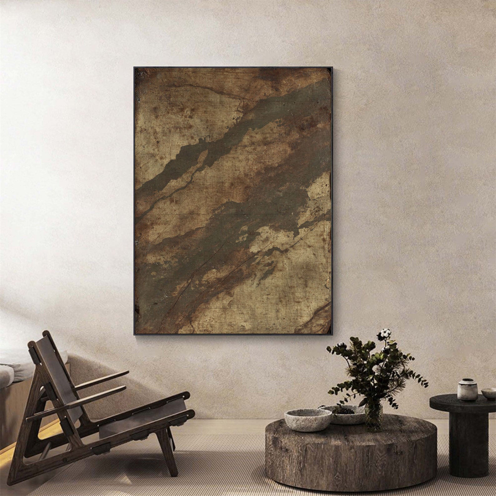 Textured Aged Patina | Bronze Sage