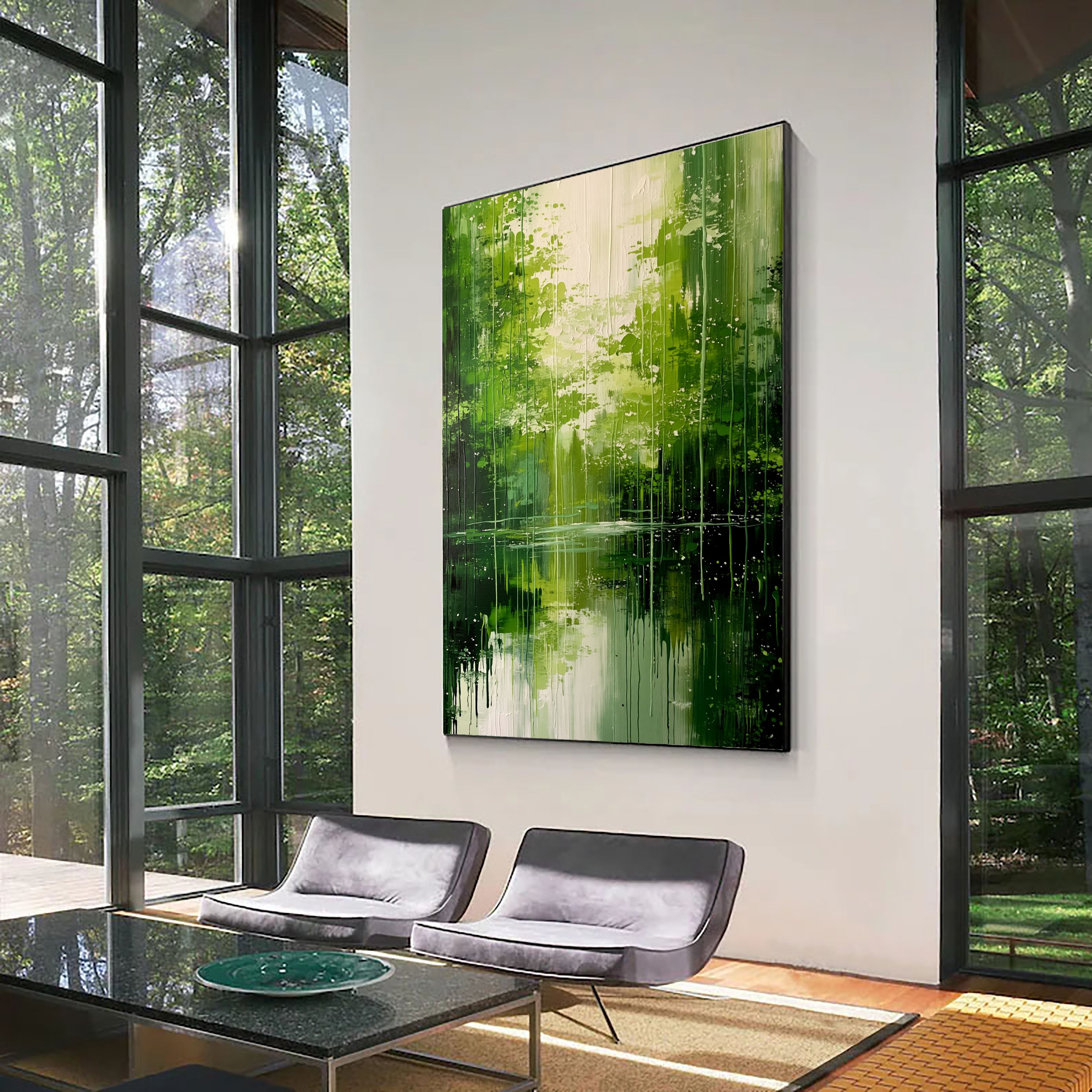 Lush Canopy Reflection | Emerald Waters