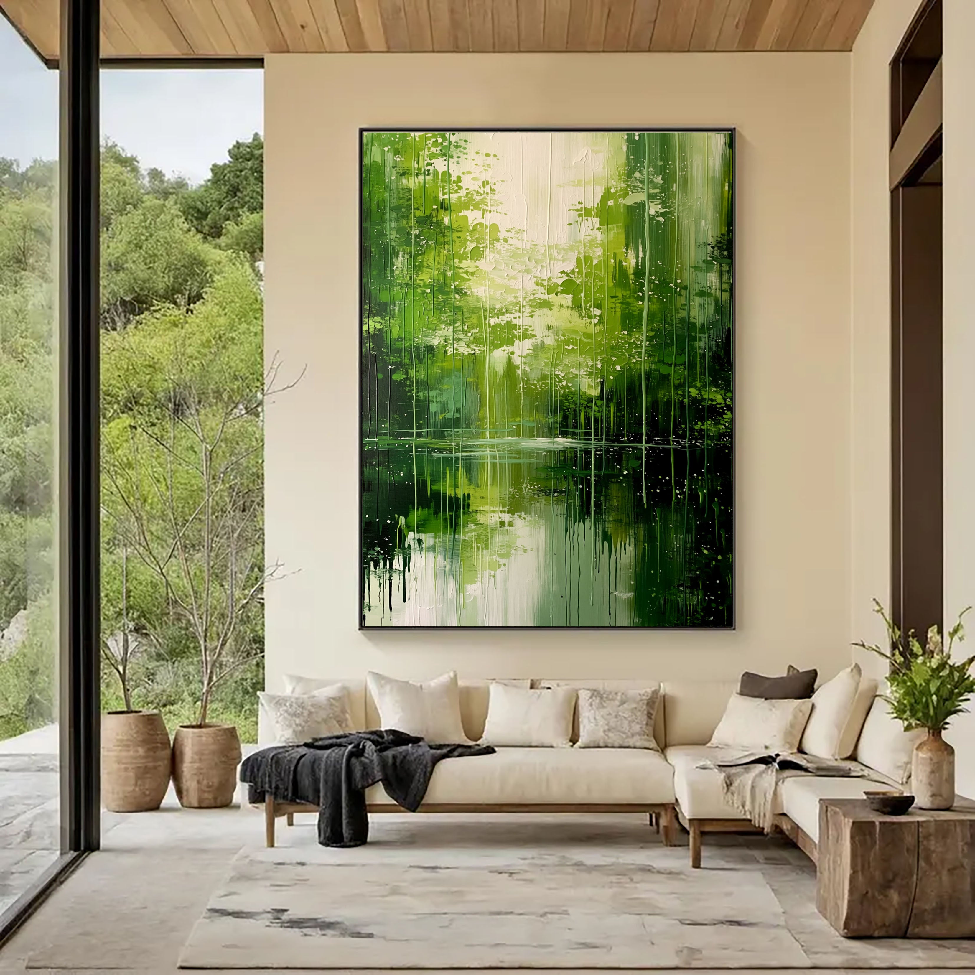 Lush Canopy Reflection | Emerald Waters