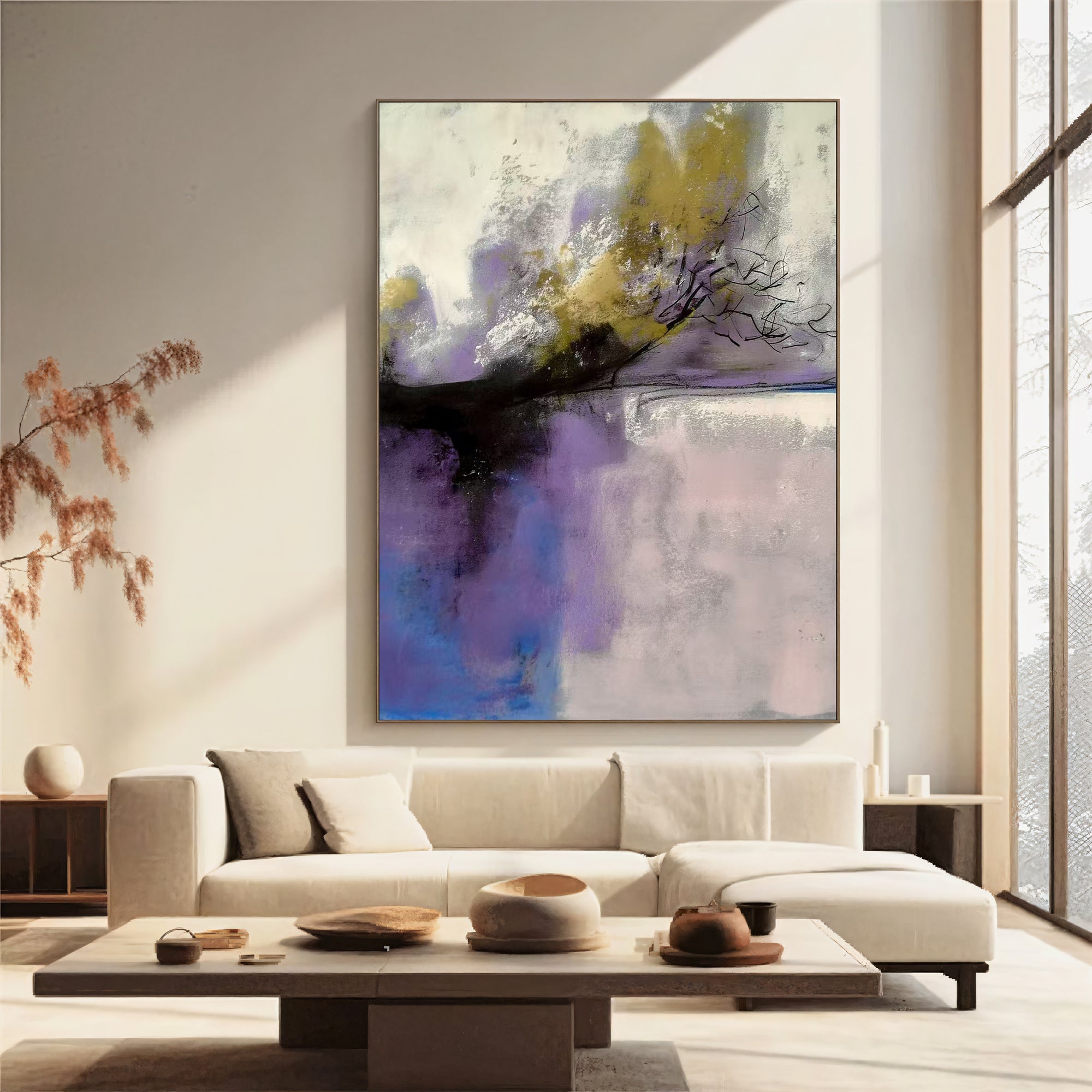 Textured Purple Vitality | Lilac Hues