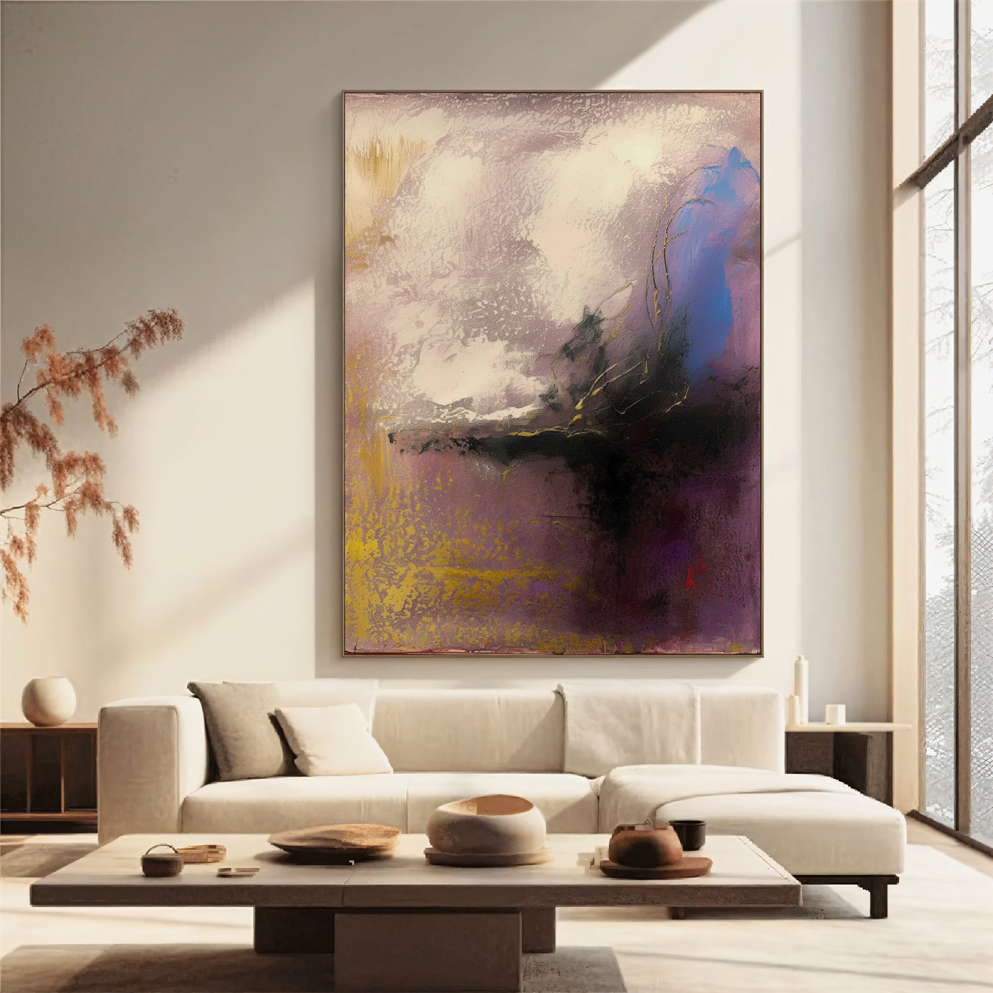 Textured Violaceous Opulence | Purple Aurum