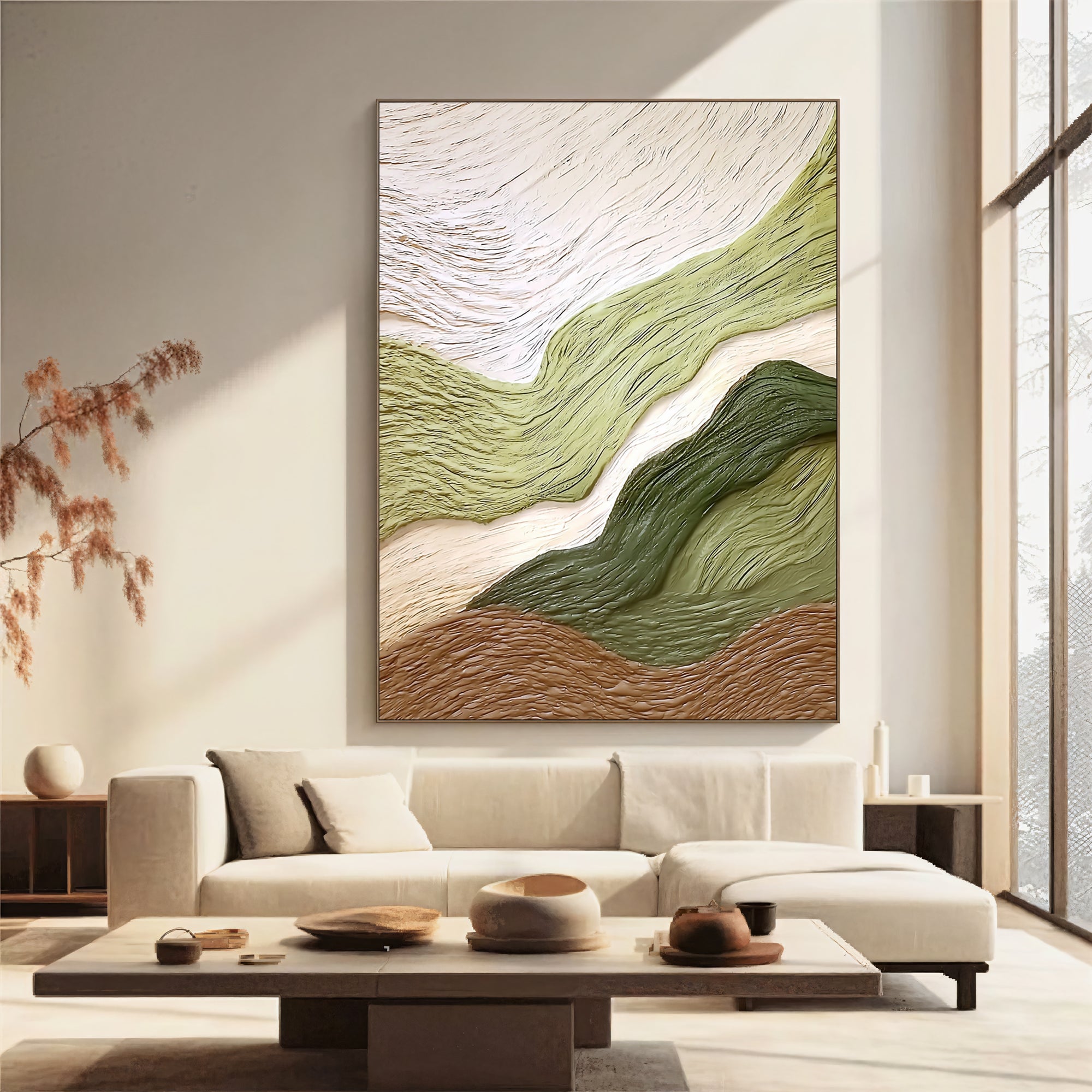 Textured Hillscape Opulence | Green Valleys