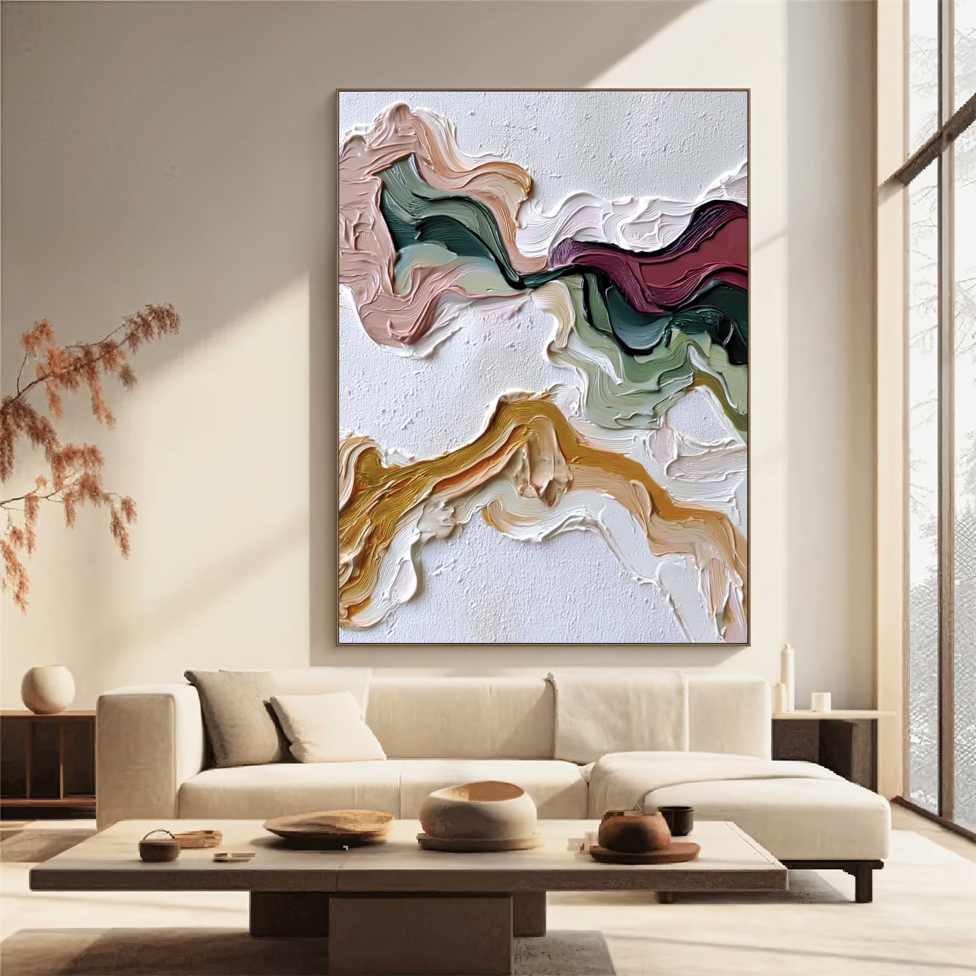 Textured Hue Opulence | Rich Swirls