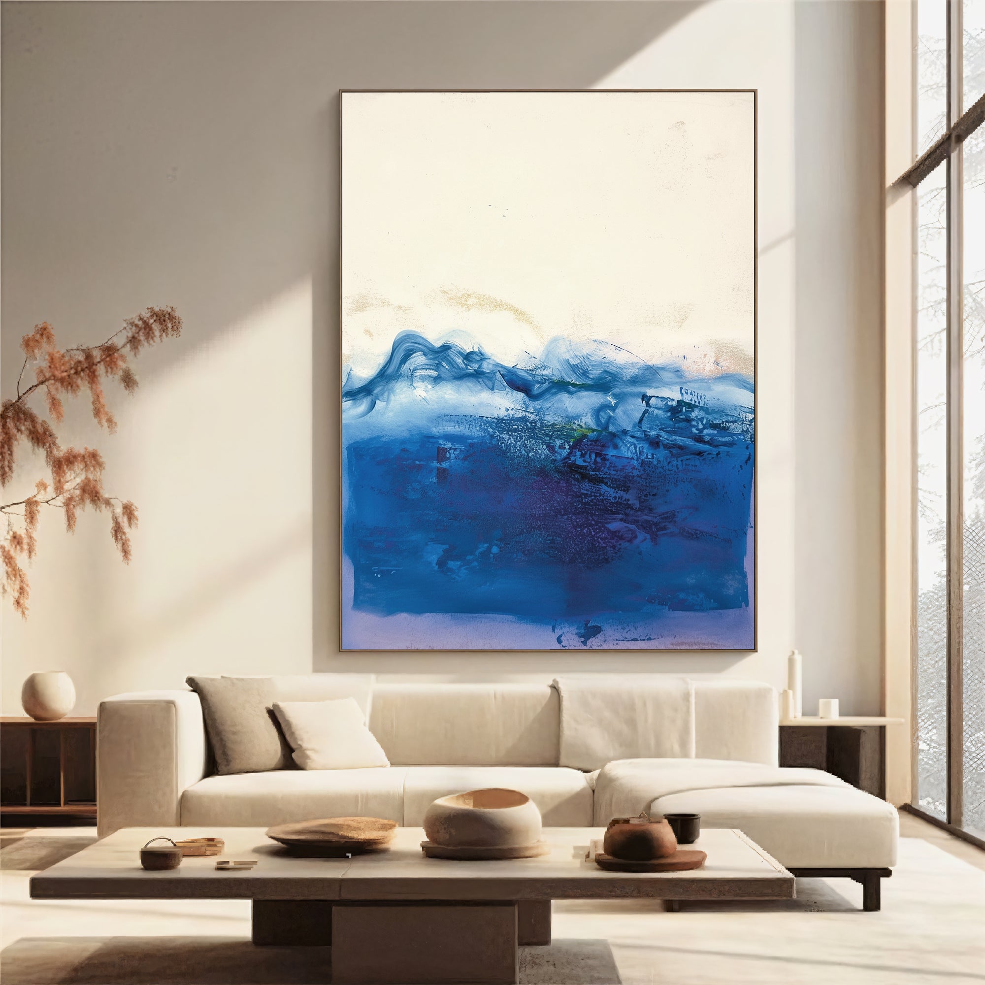 Textured Blue Majesty | Ocean Tones