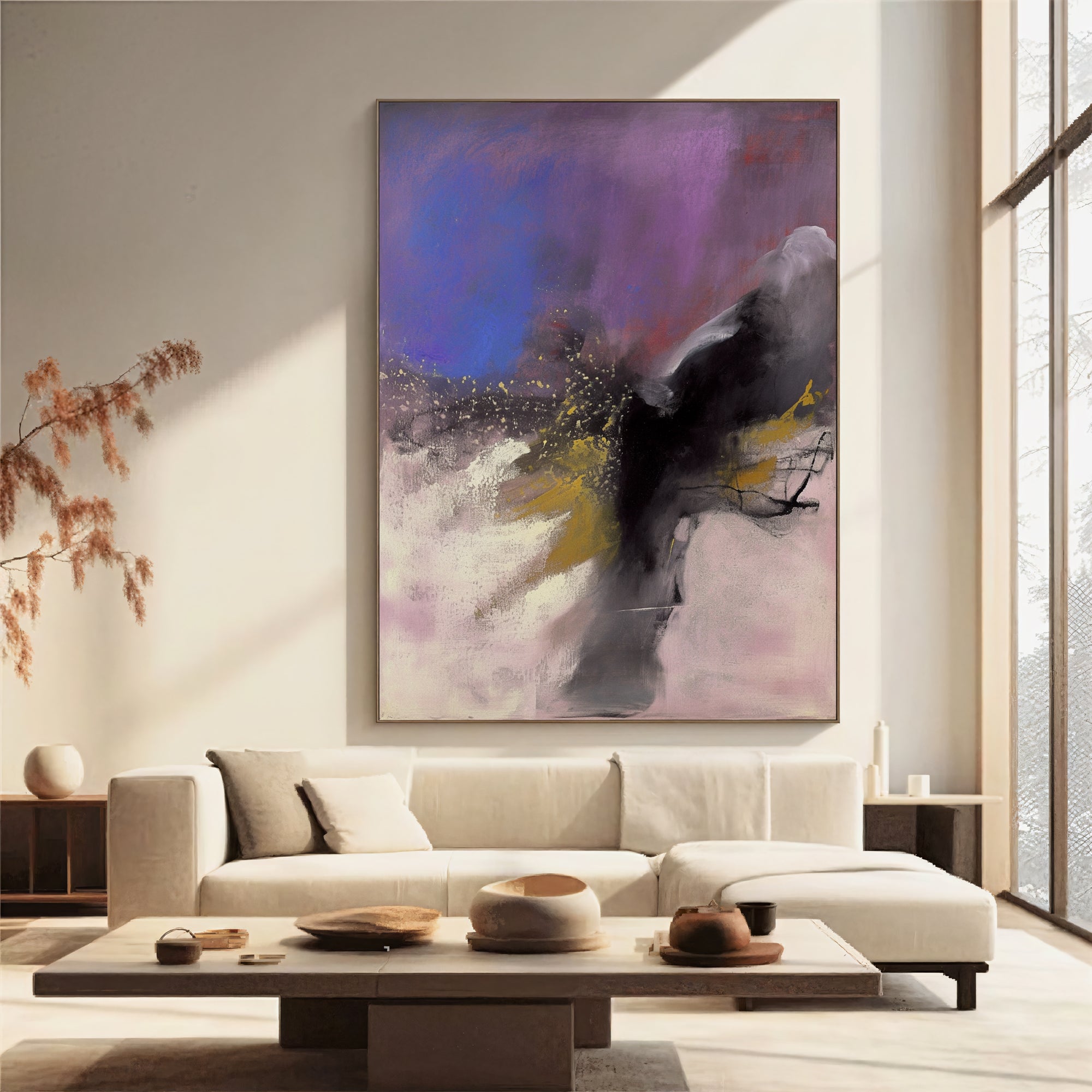 Textured Violet Opulence | Purple Pink