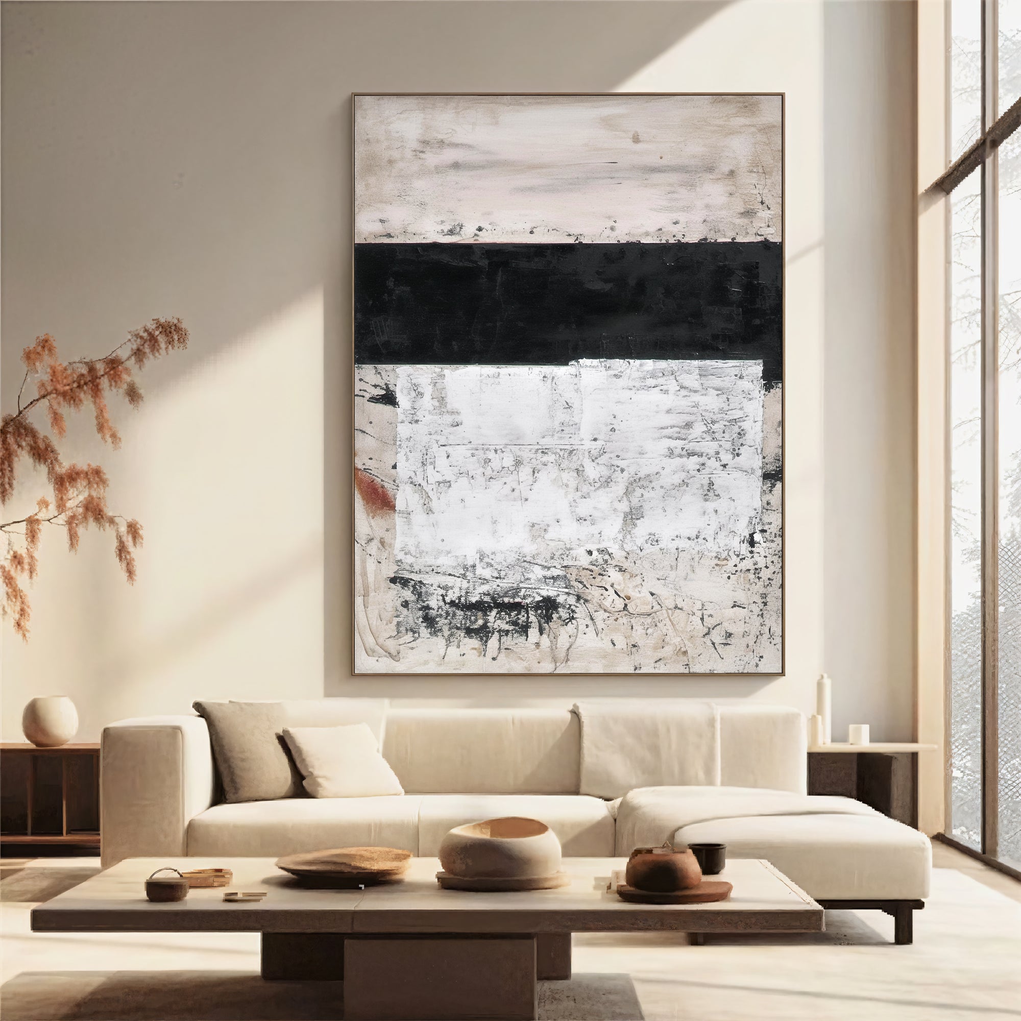 Textured Neutral Artistry | Slate Hues