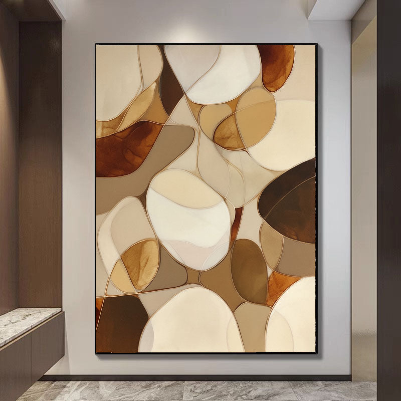 Textured Organic Harmony | Brown Beige