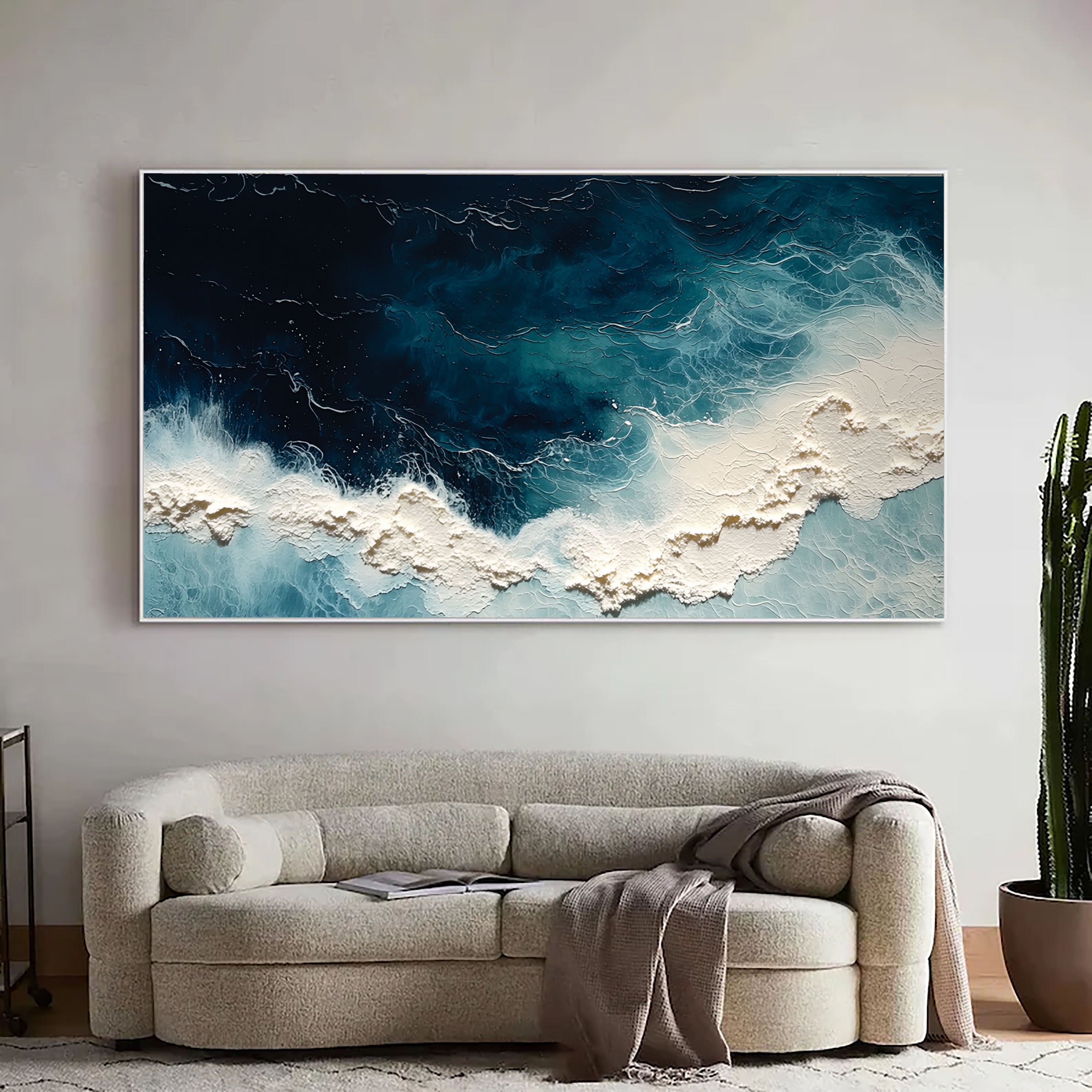 Oceanic Depth Motion | White Foam