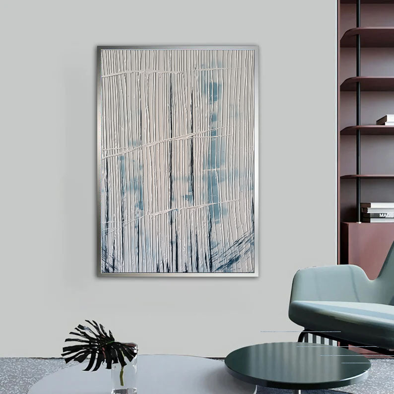 Textured Linear Flow | Blue Whisper