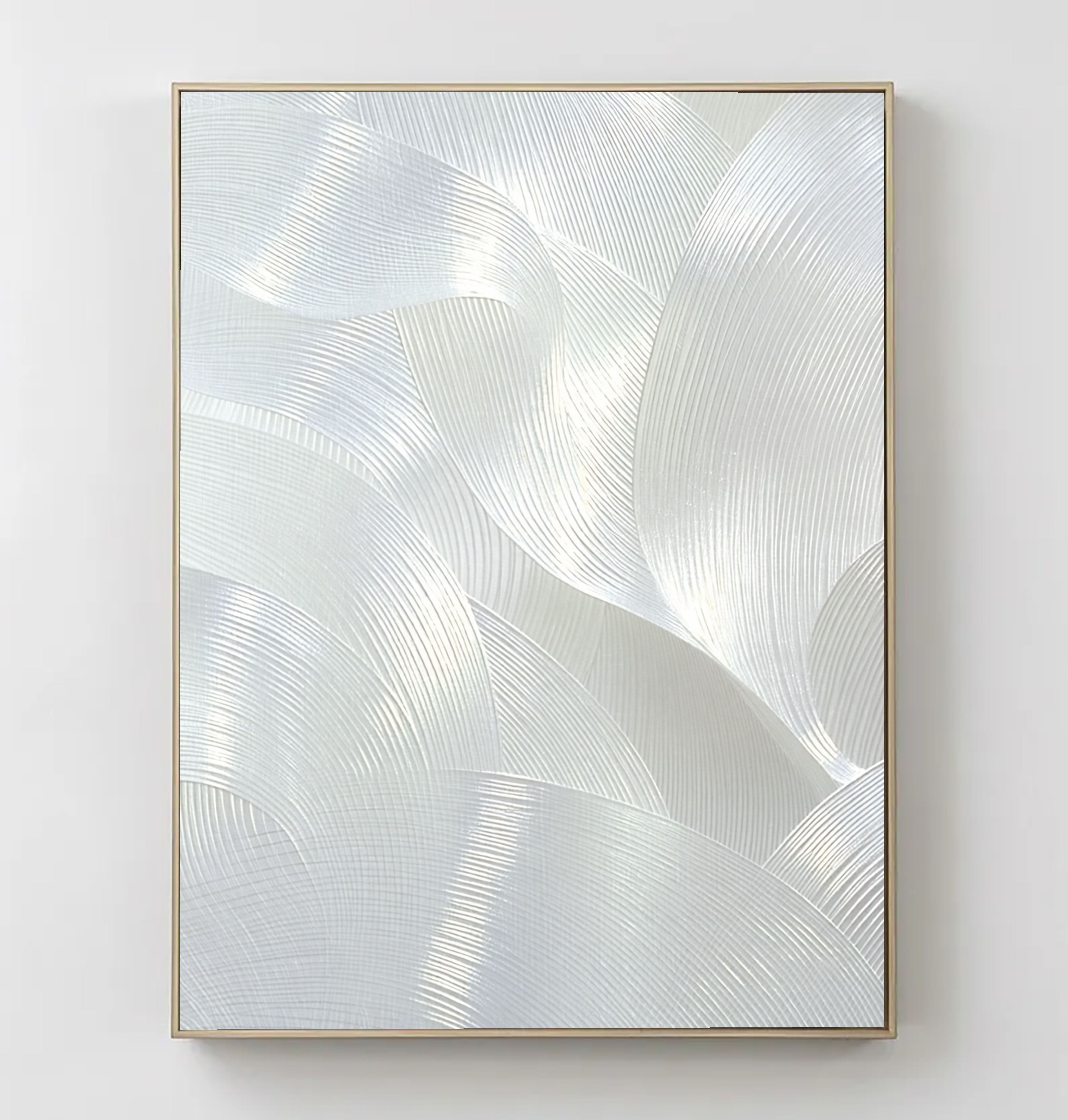 Textured Wave Serenity | Pearl Swirls